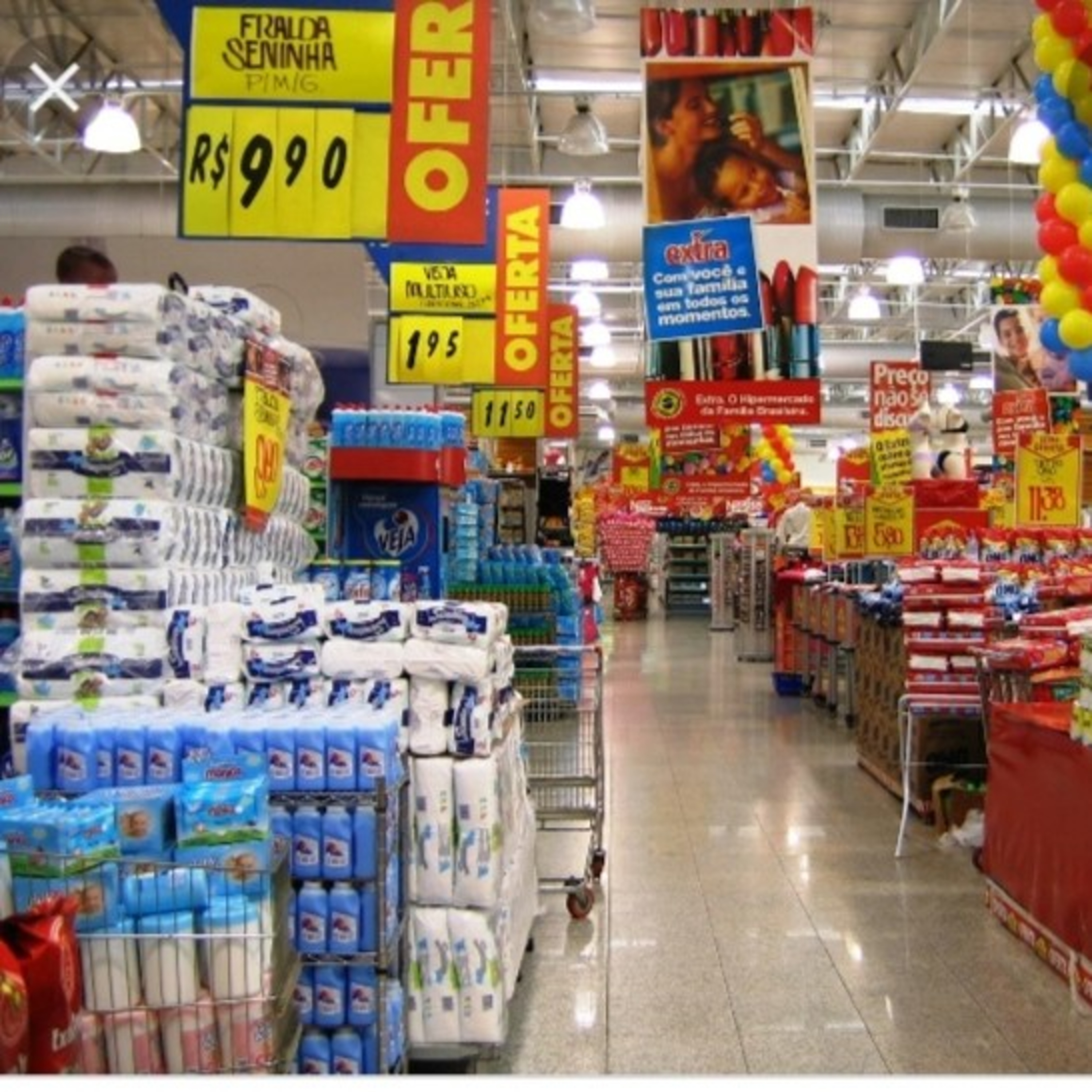 Las compras en el supermercado. 