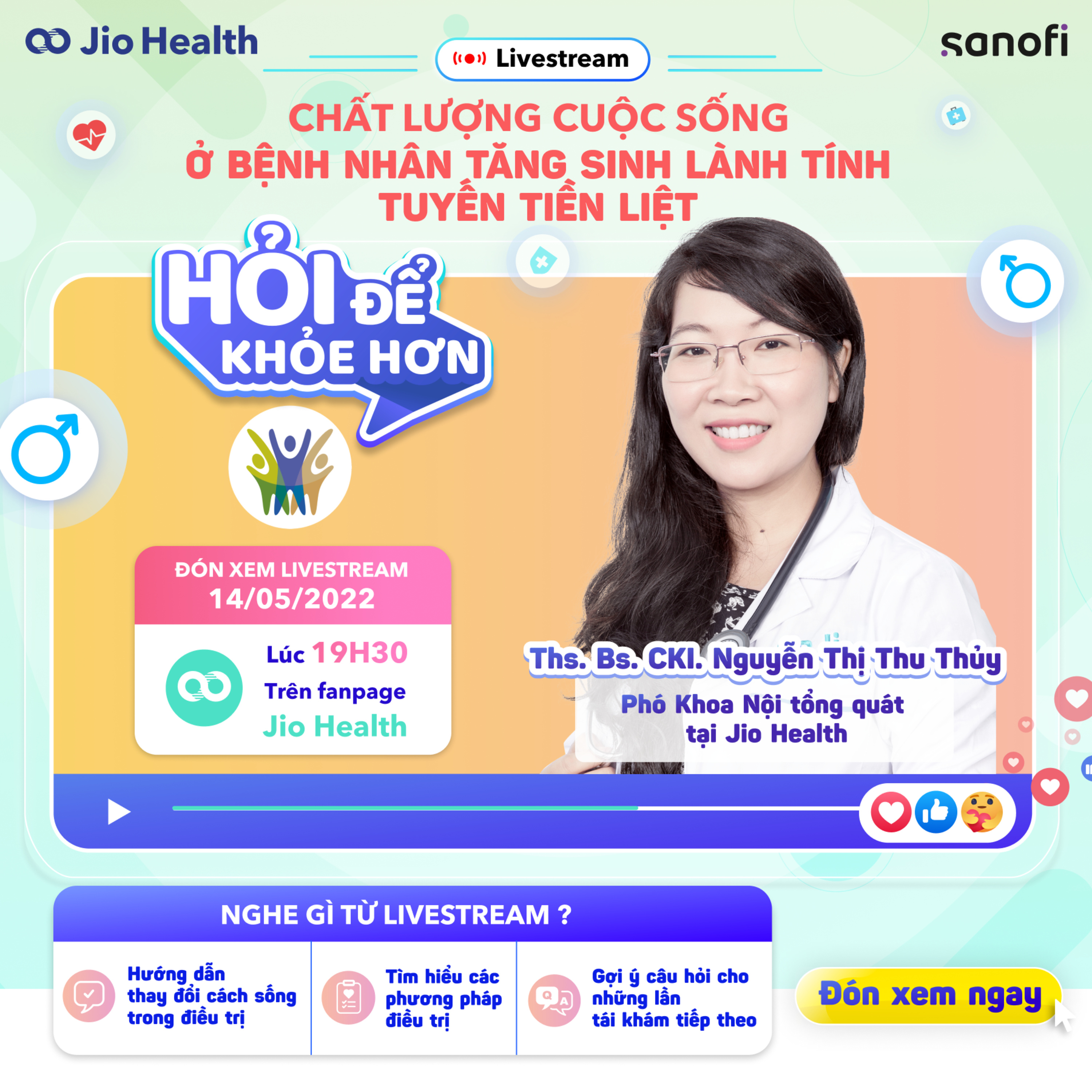HỎI ĐỂ KHỎE HƠN: CHẤT LƯỢNG CUỘC SỐNG Ở BỆNH NHÂN TĂNG SINH LÀNH TÍNH TUYẾN TIỀN LIỆT
