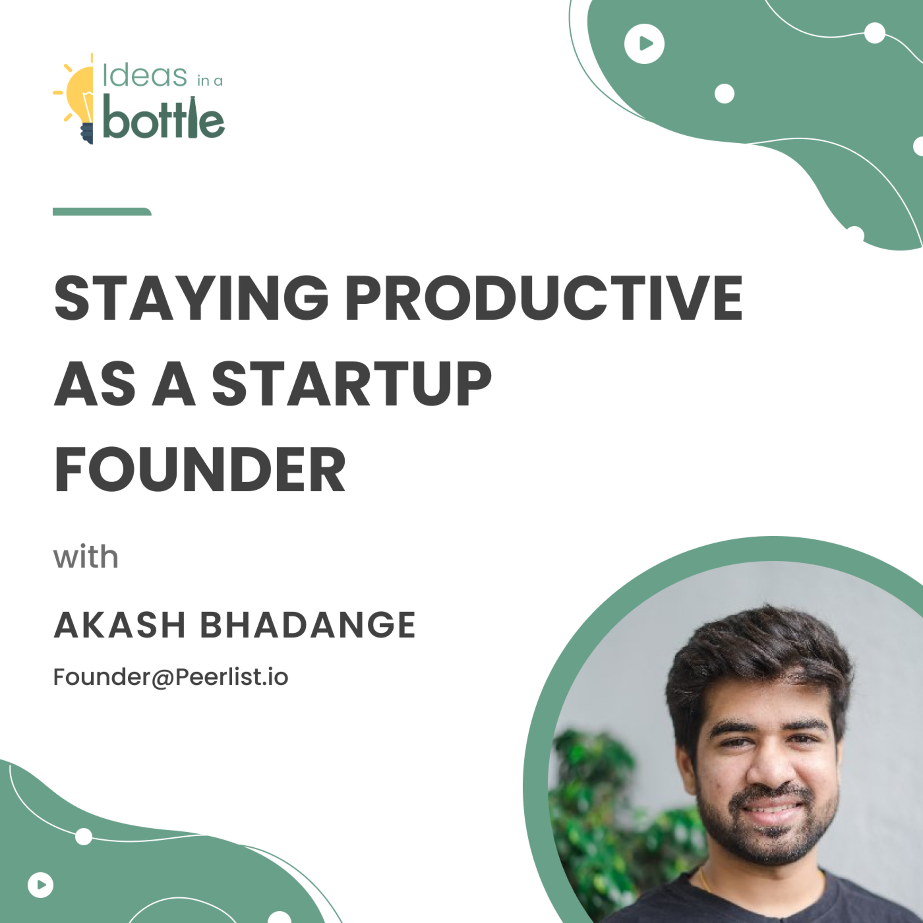Managing personal and team productivity as a Founder episode artwork