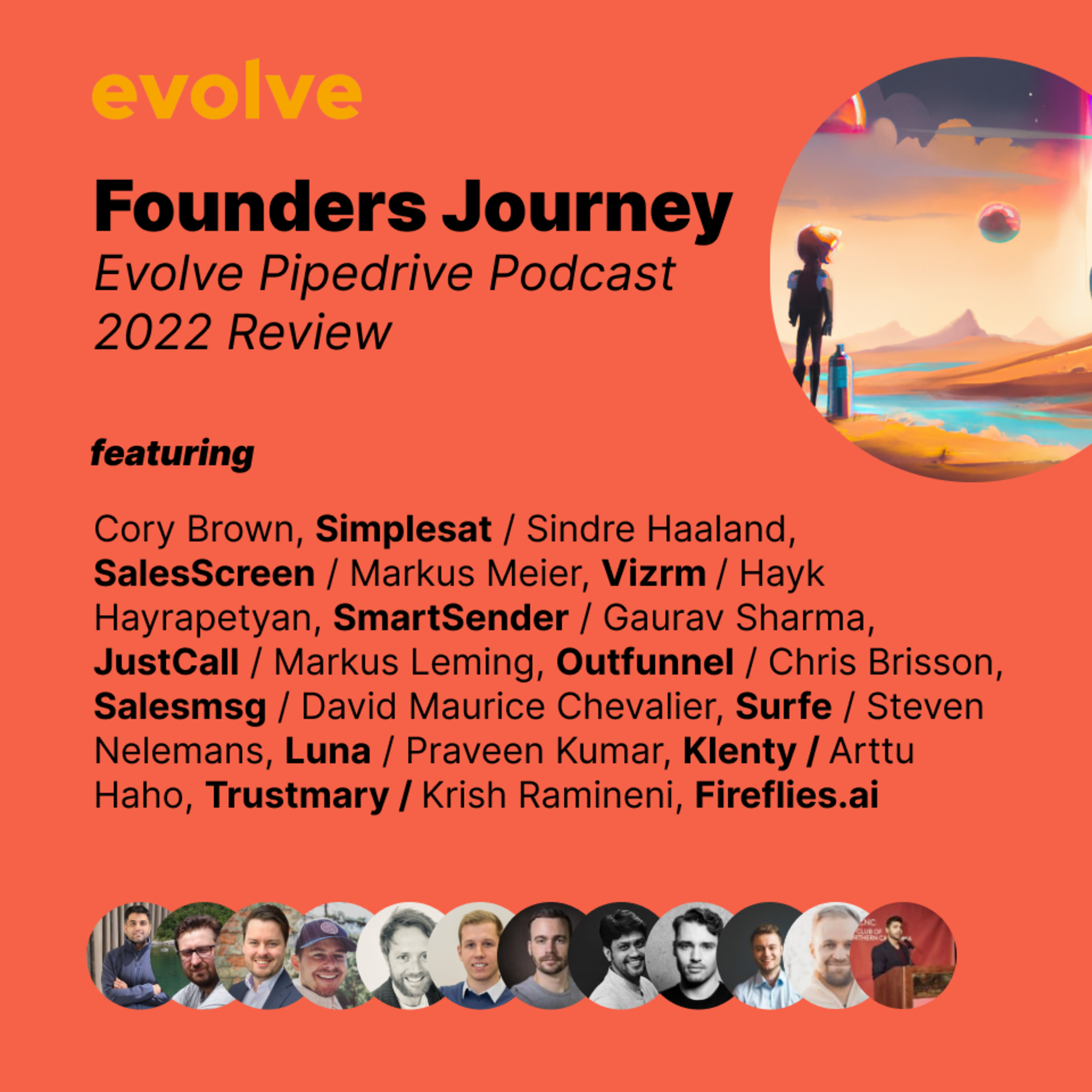 Evolve Pipedrive Podcast: Founders Journey