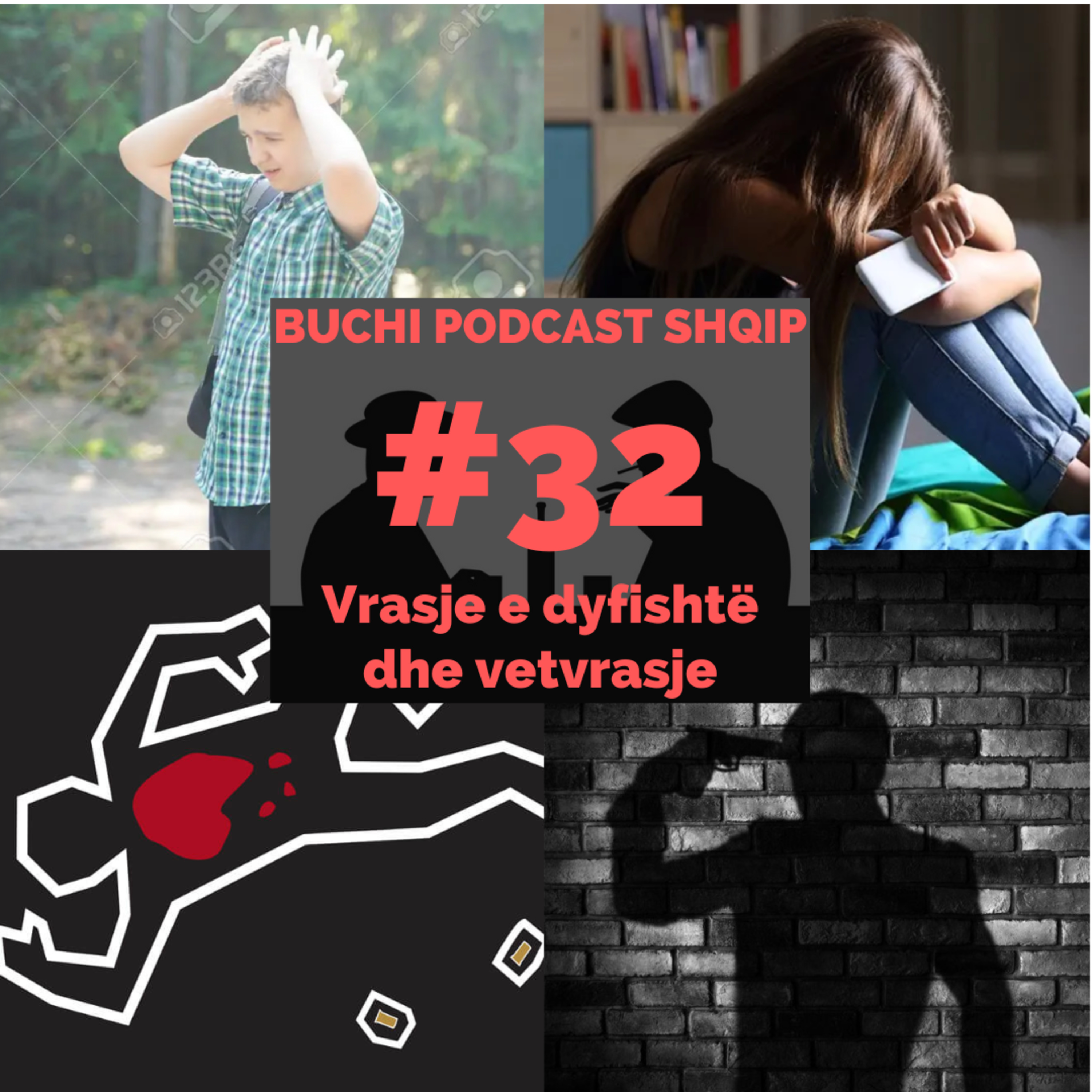 #032 - Vrasje e dyfishtë dhe vetvrasje (me Andin dhe Albin) BUCHI PODCAST SHQIP