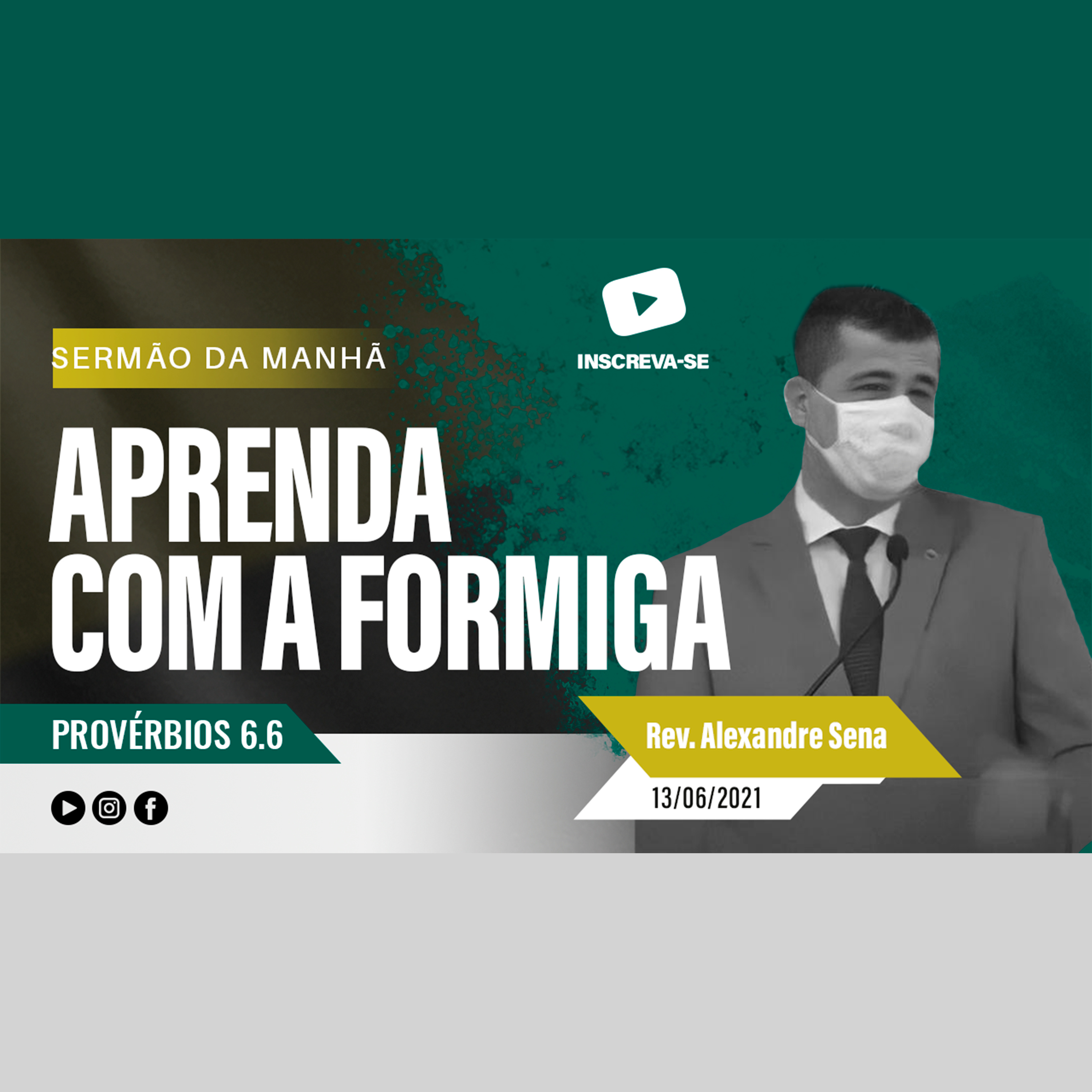 Aprenda com a Formiga - Provérbios 6. 6 - Rev Alexandre Rodrigues Sena episode artwork