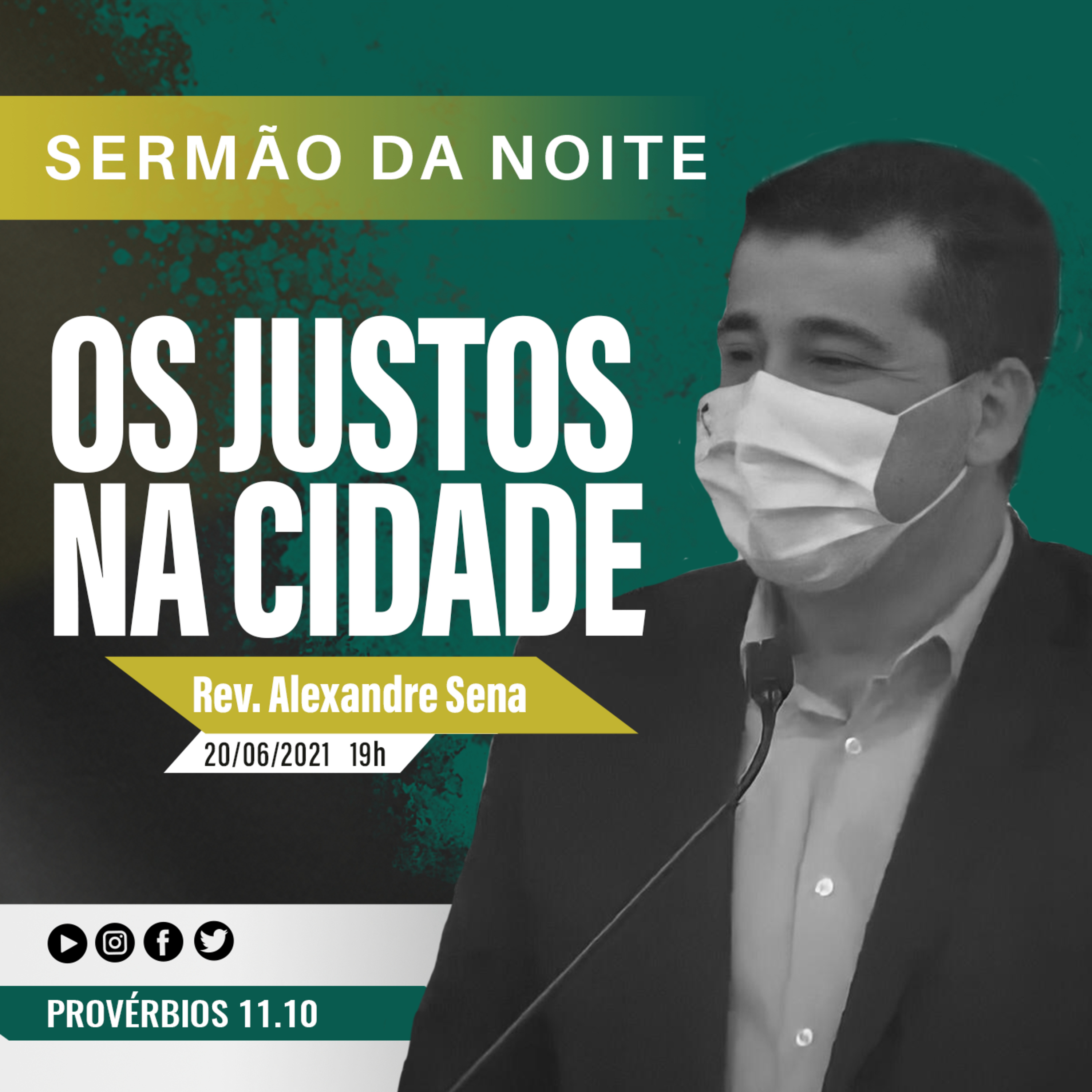 Os Justos na cidade - Provérbios 11.10 - Rev Alexandre Sena episode artwork