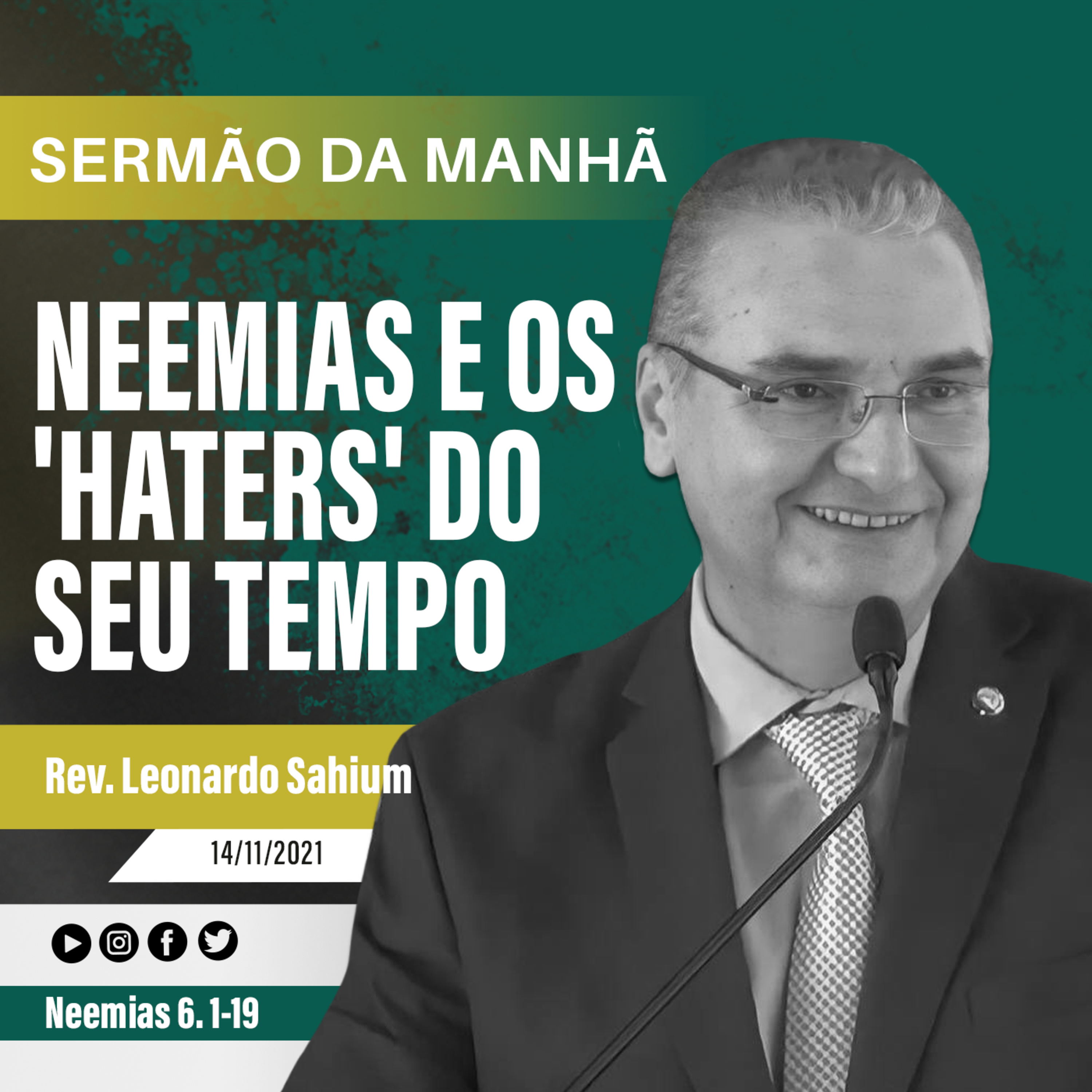 Neemias e os 'haters' do seu tempo - Rev Leonardo Sahium - 14.11.2021  episode artwork