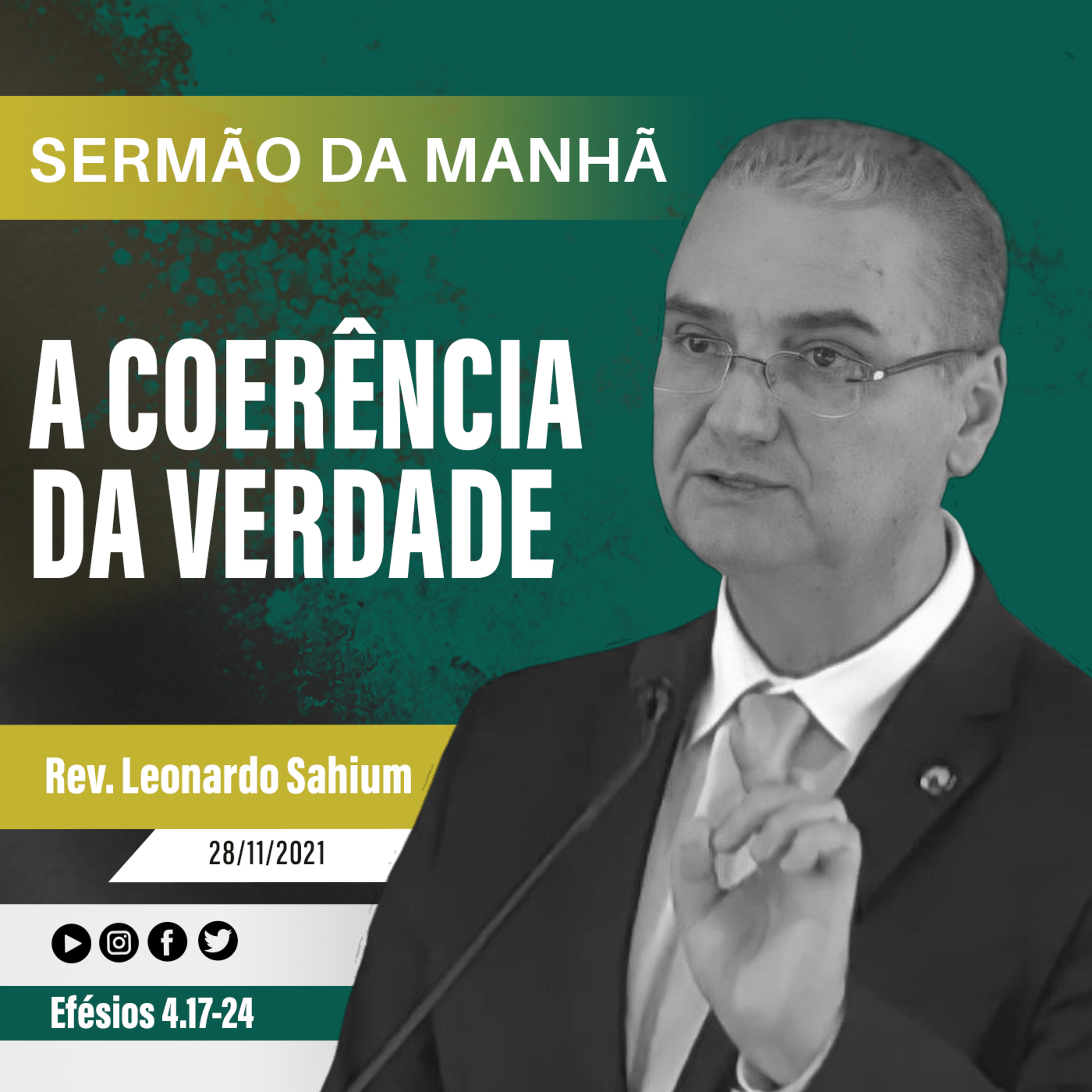 A coerência da verdade - Ef 4.17-24 - Rev. Leonardo Sahium  episode artwork