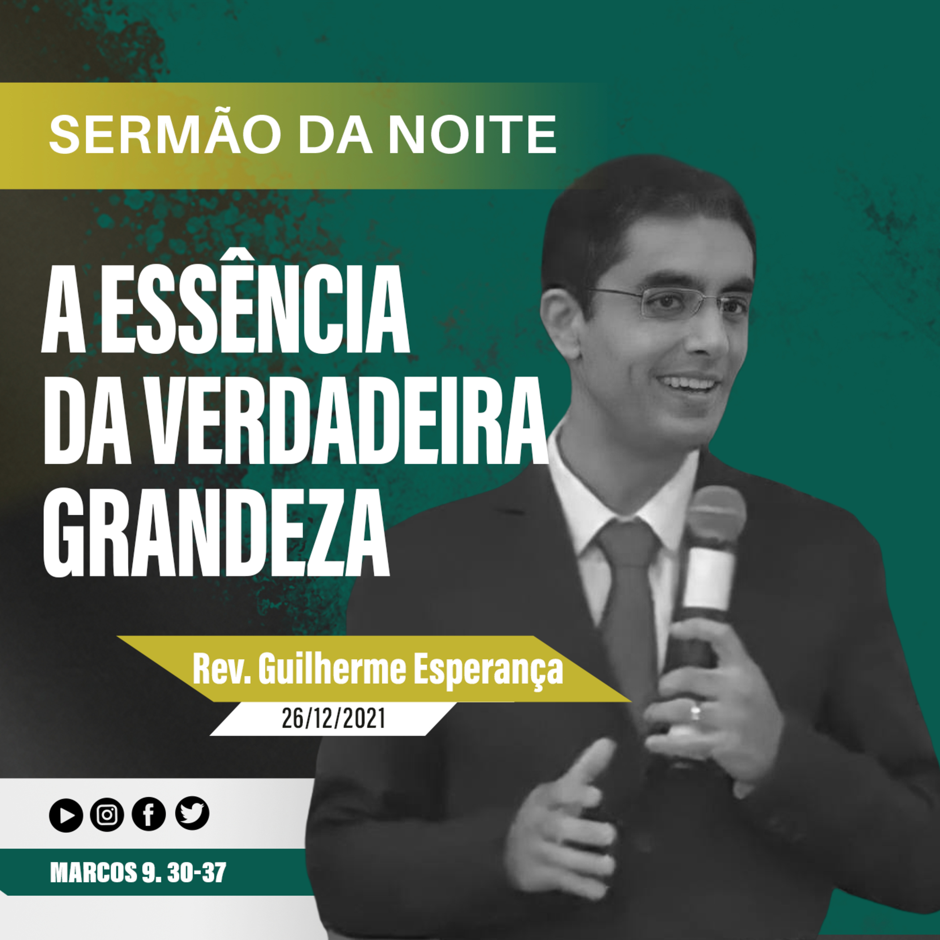 A essência da verdadeira grandeza - Mc 9. 30-37 - Rev Guilherme Esperança episode artwork