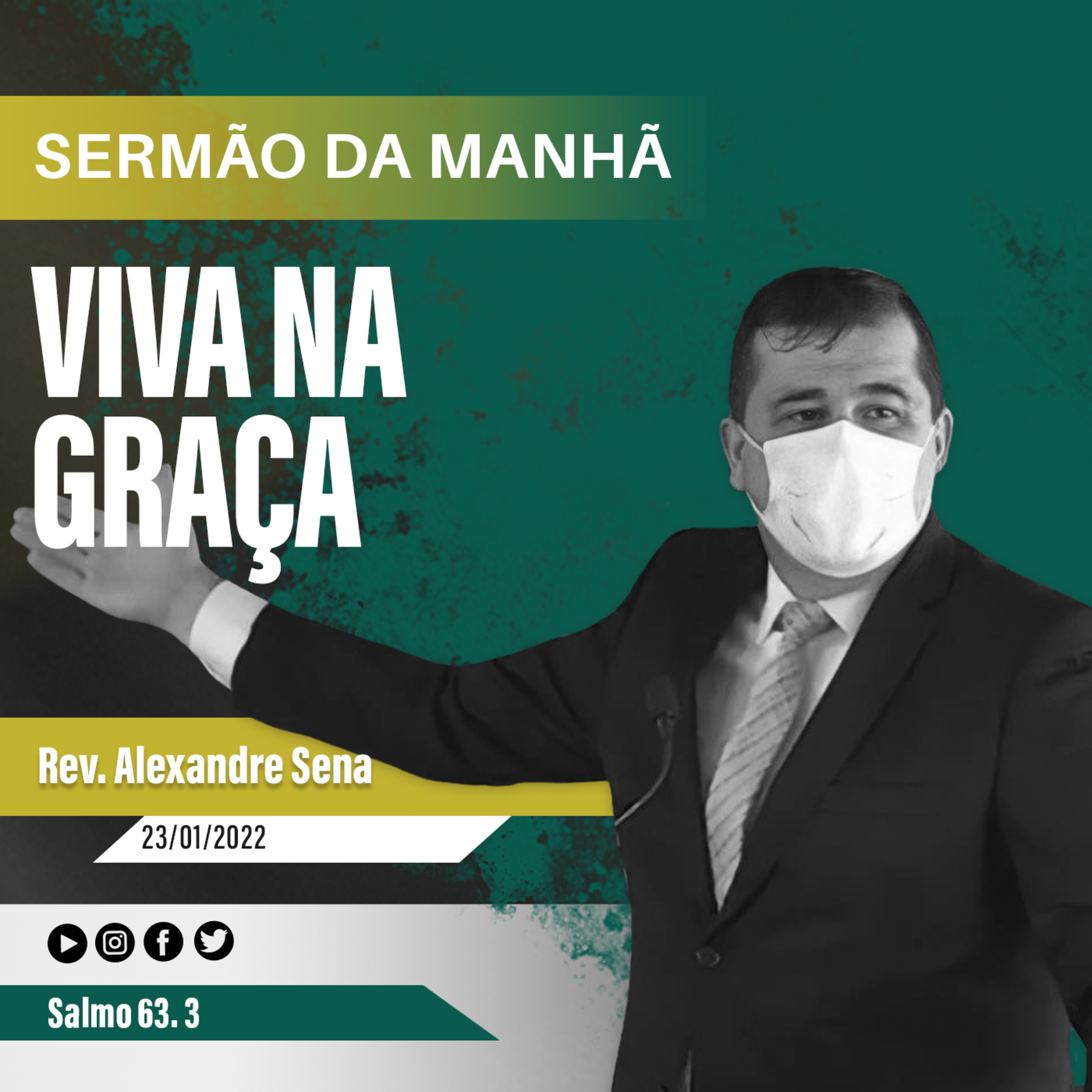 Viva na Graça - Sl 63.3 - Rev. Alexandre R. Sena  episode artwork