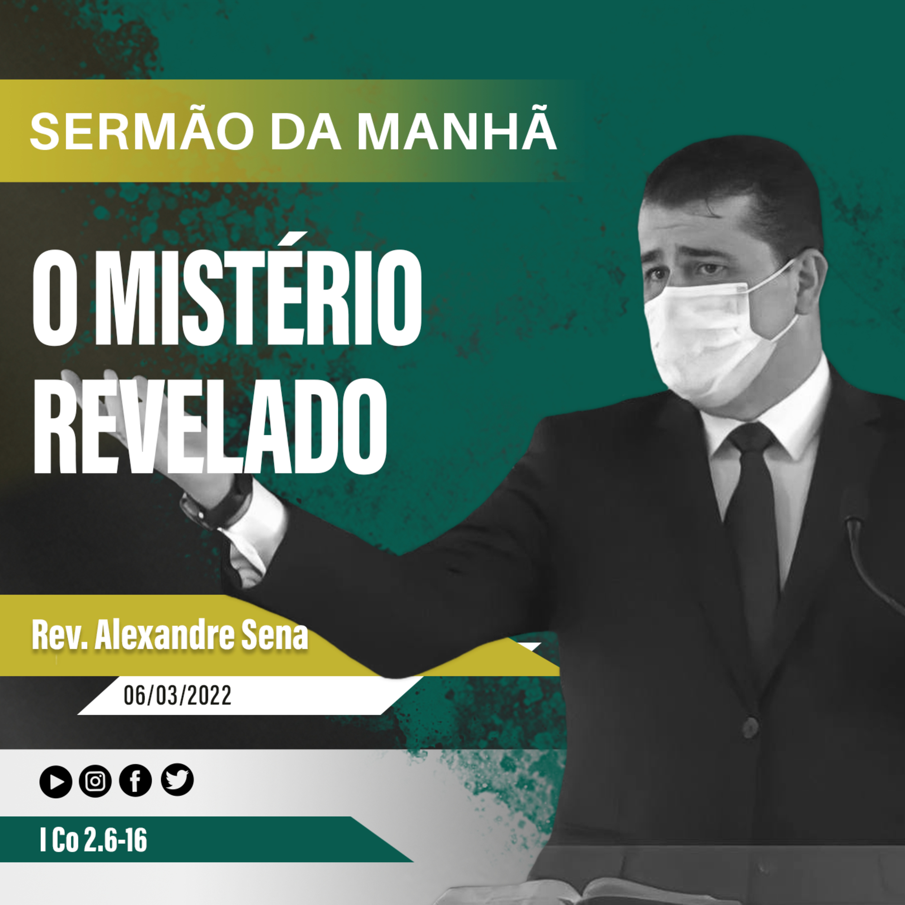 O mistério revelado - I Co 2.6-16 - Rev Alexandre Sena  episode artwork