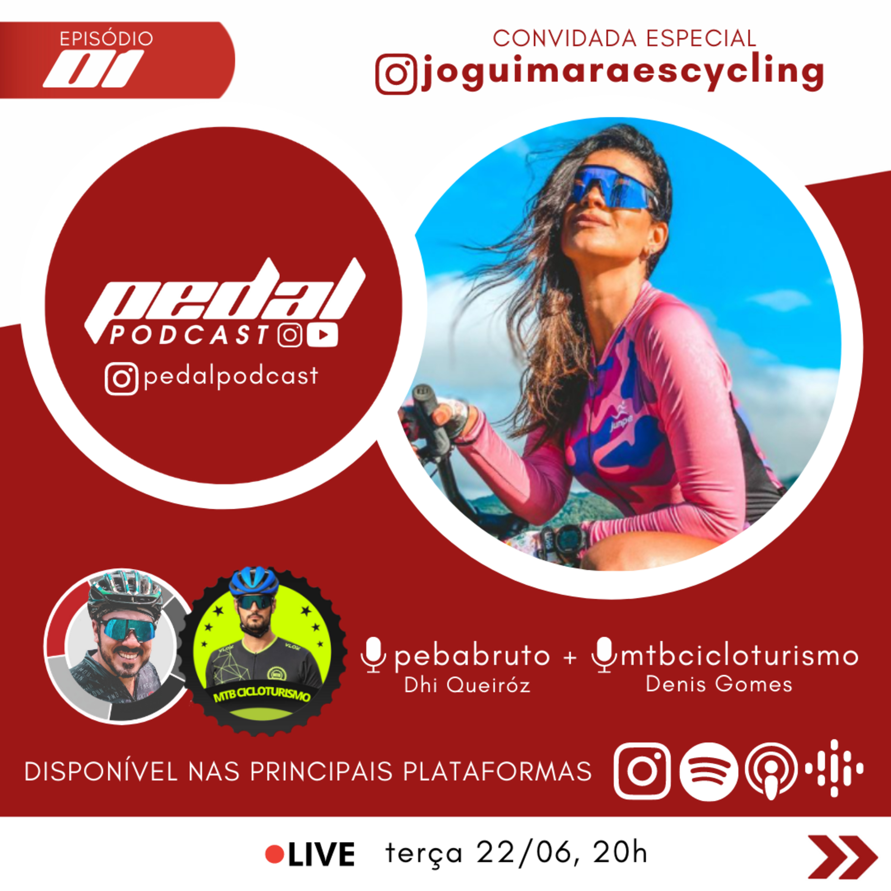 Pedal Podcast #1 - Moda e ciclismo com Jô Guimarães  episode artwork
