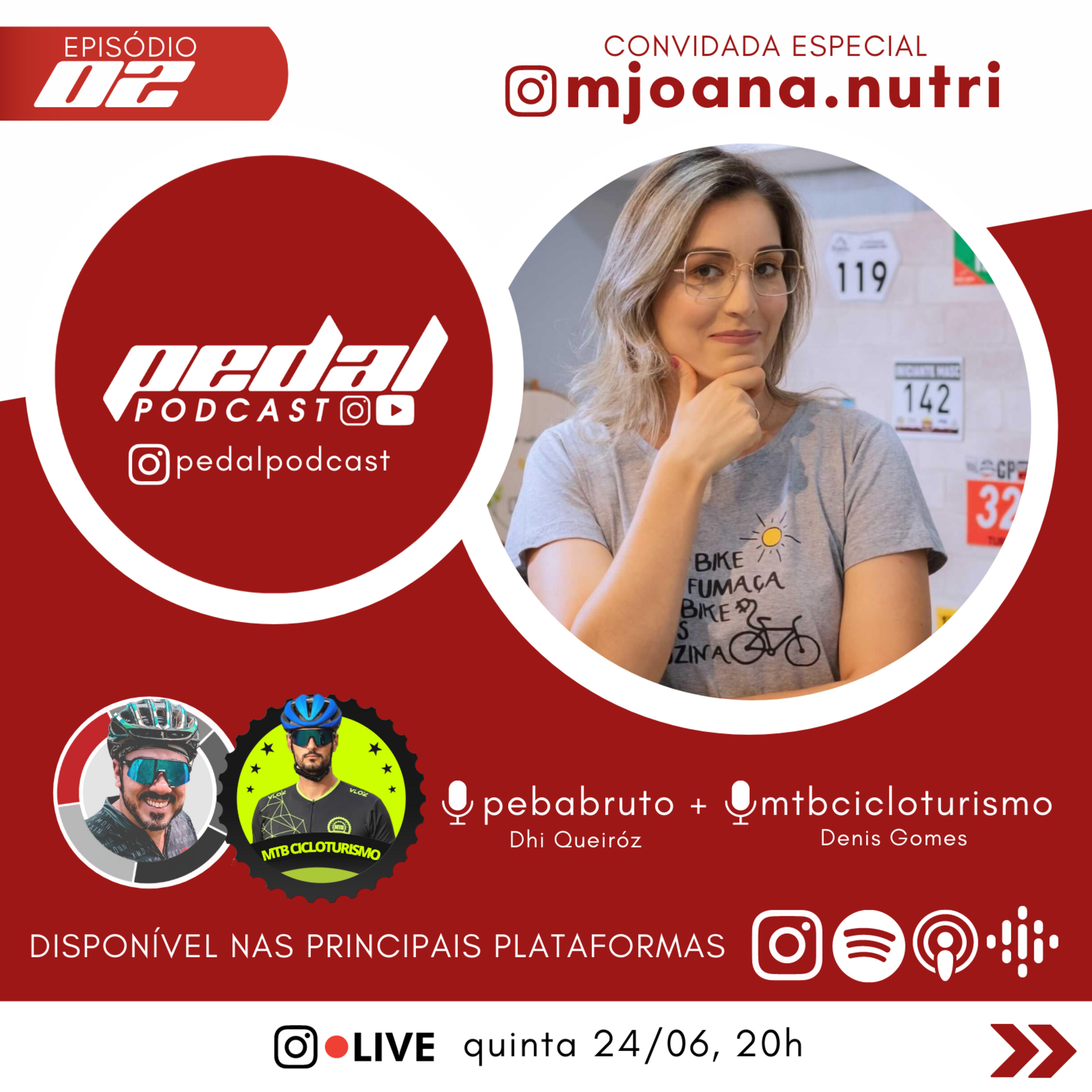 PedalPodcast #2 Nutrição e Ciclismo com Maria Joana  episode artwork