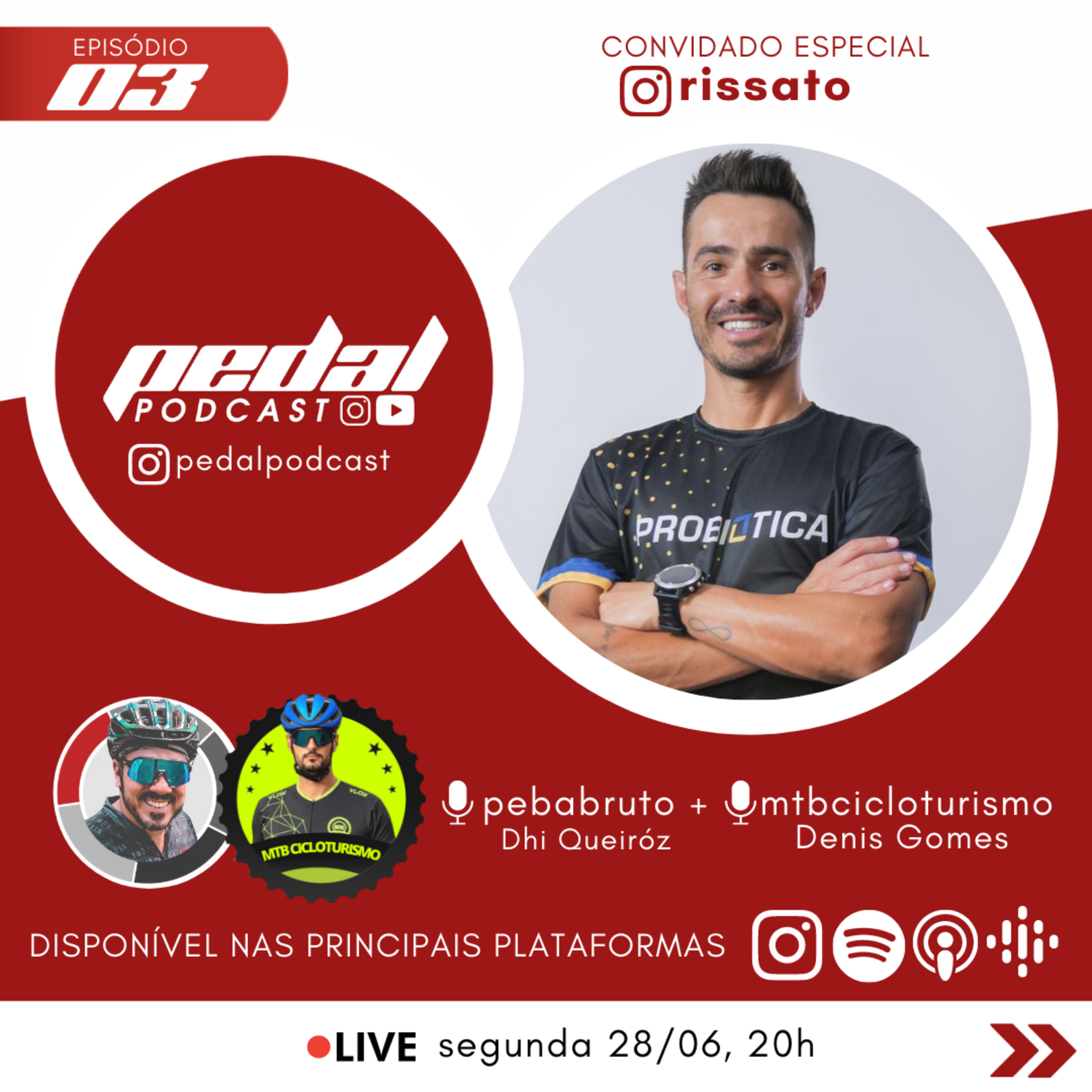 Pedal Podcast #3 Treinador Rissato. 