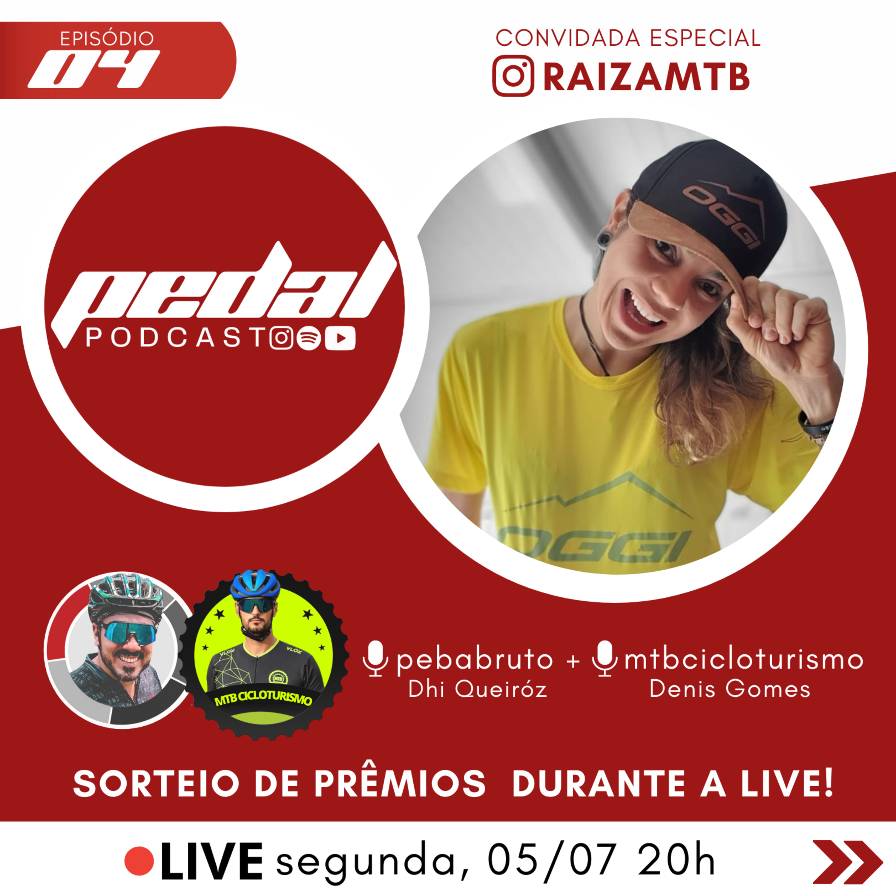 Pedal Podcast #4 Raiza Goulão  episode artwork