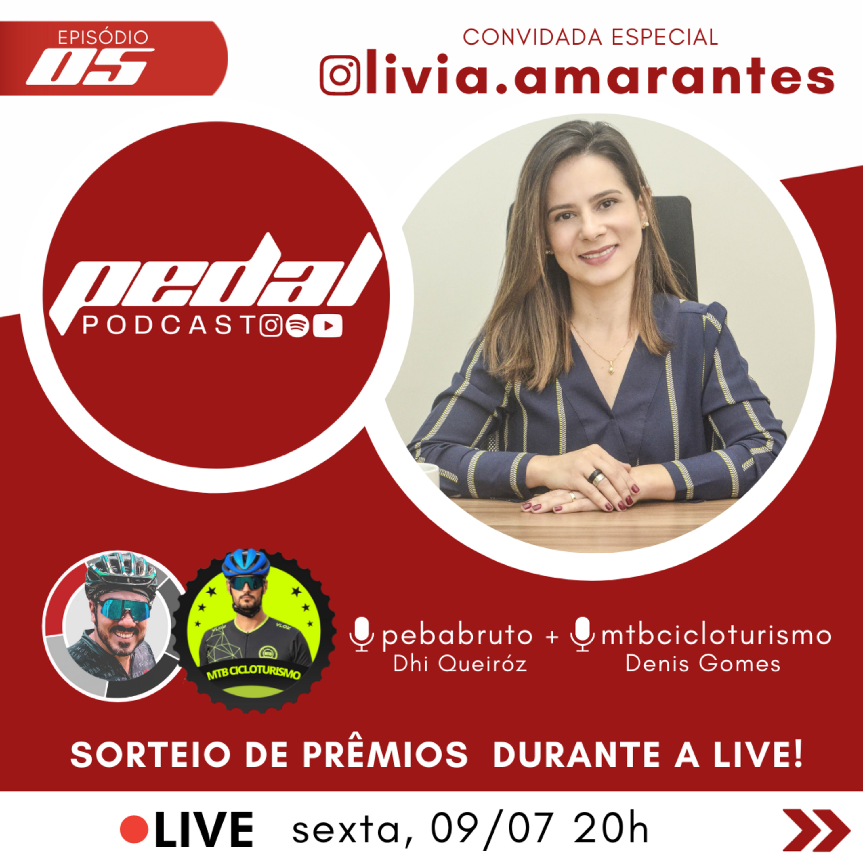 Pedal Podcast #5 Master Coach Lívia Amarantes  episode artwork