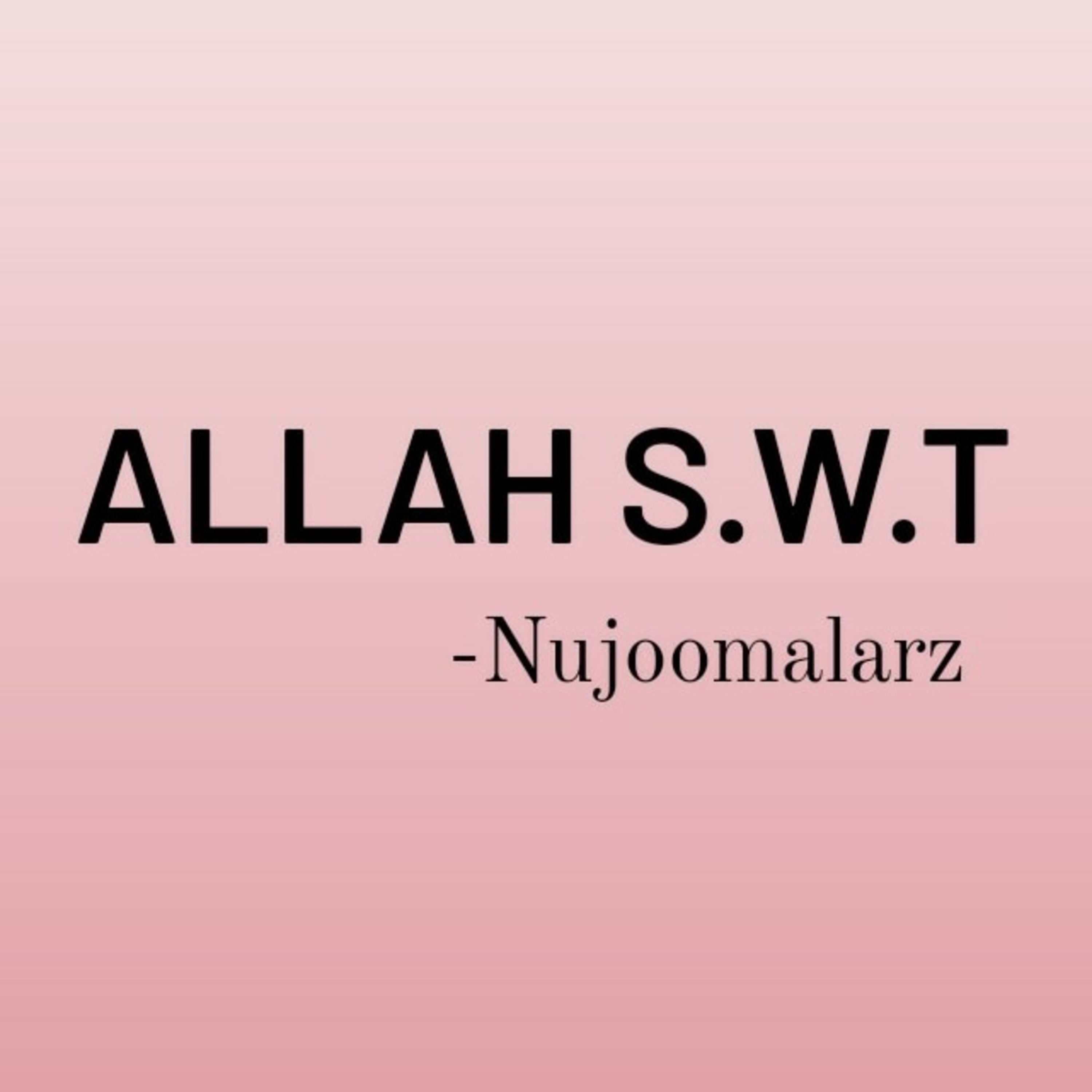 ALLAH SWT episode artwork