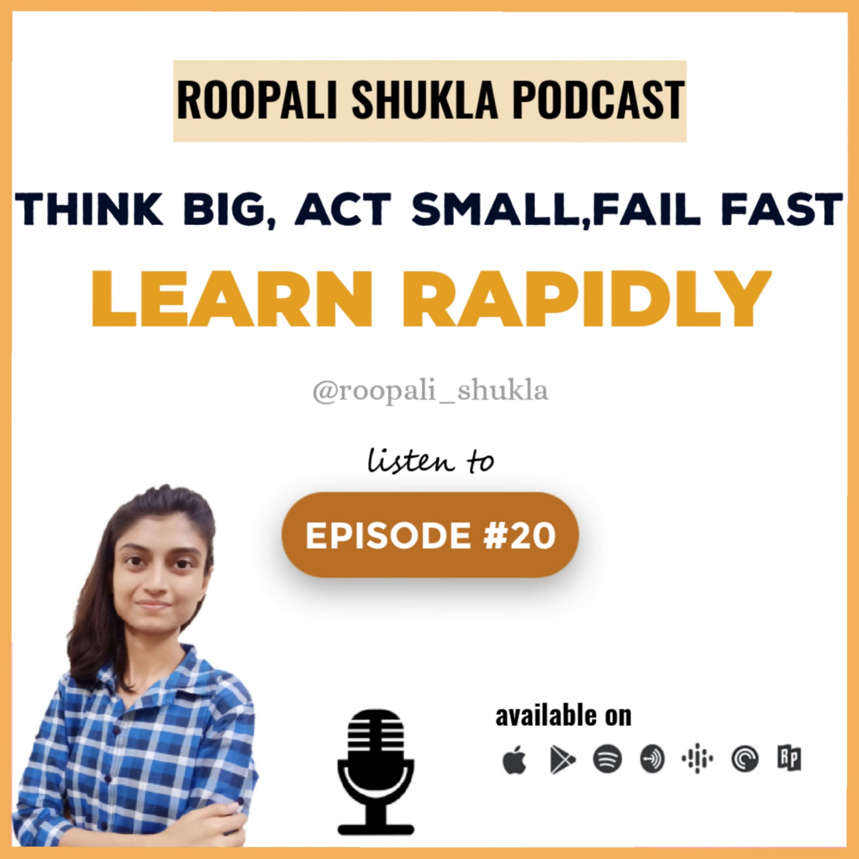 Roopali Shukla Podcast |Motivational Speaker| Motivation & Self Improvement