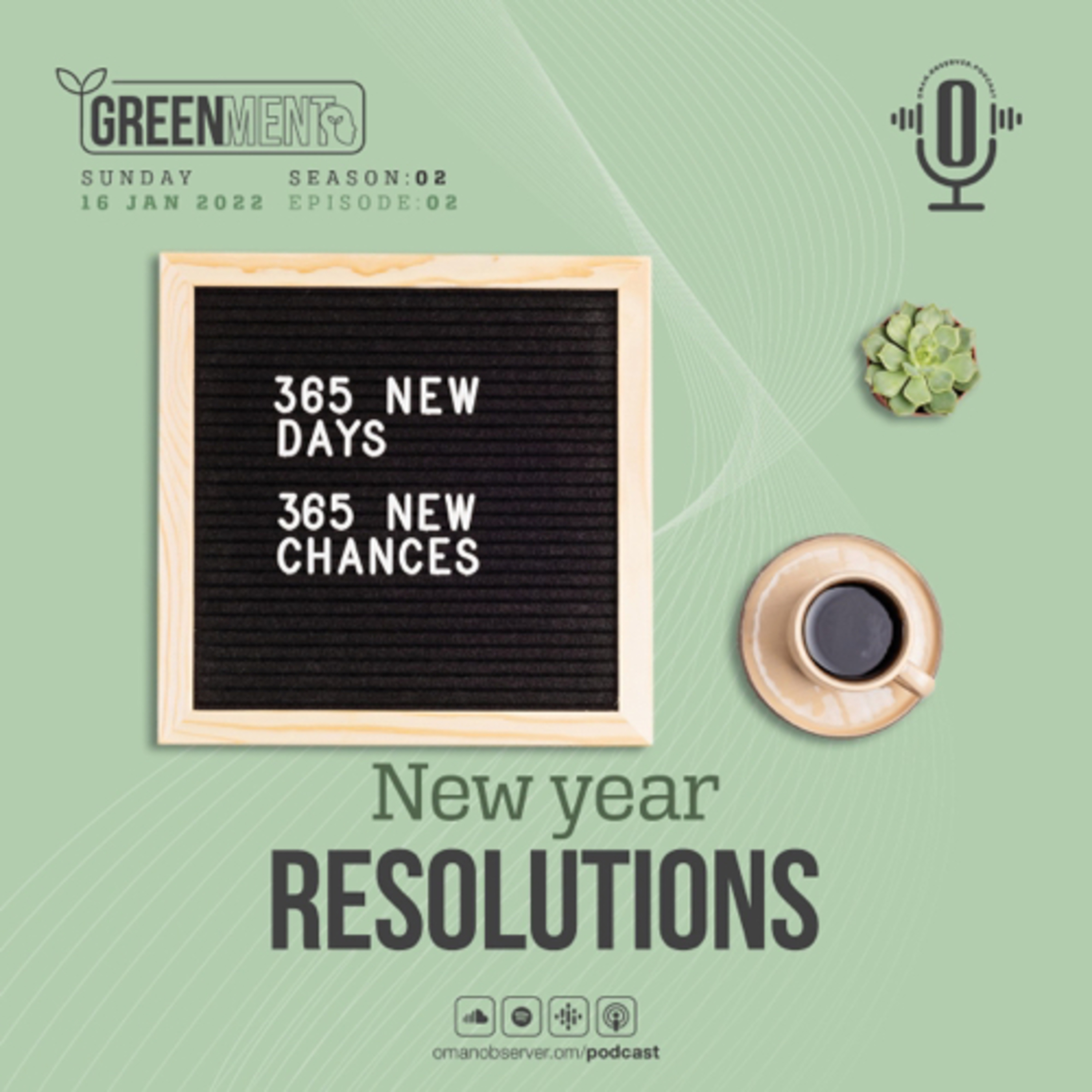 Green Ment- how to hold onto New Year Resolutions.. episode artwork