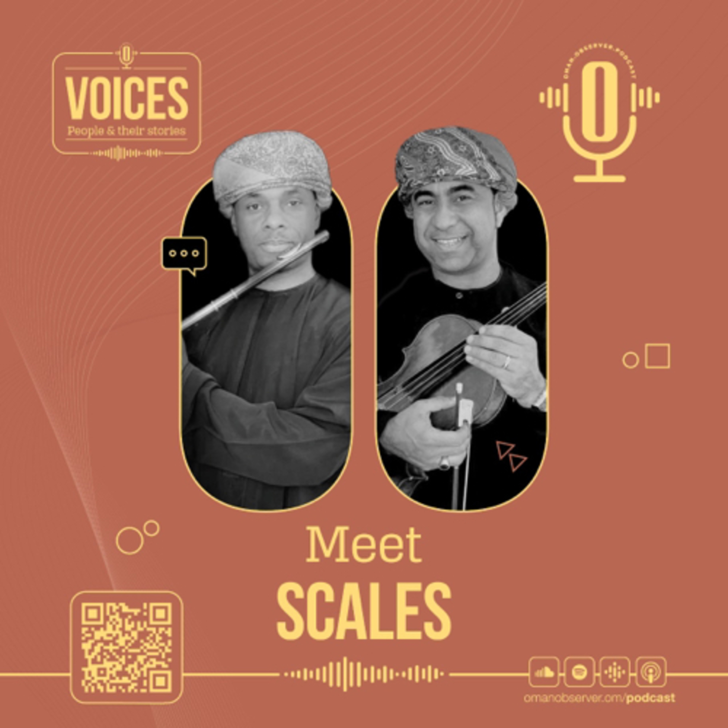 VOICES guests- Yousuf al Foori and Younis al Siyabi, Scales episode artwork