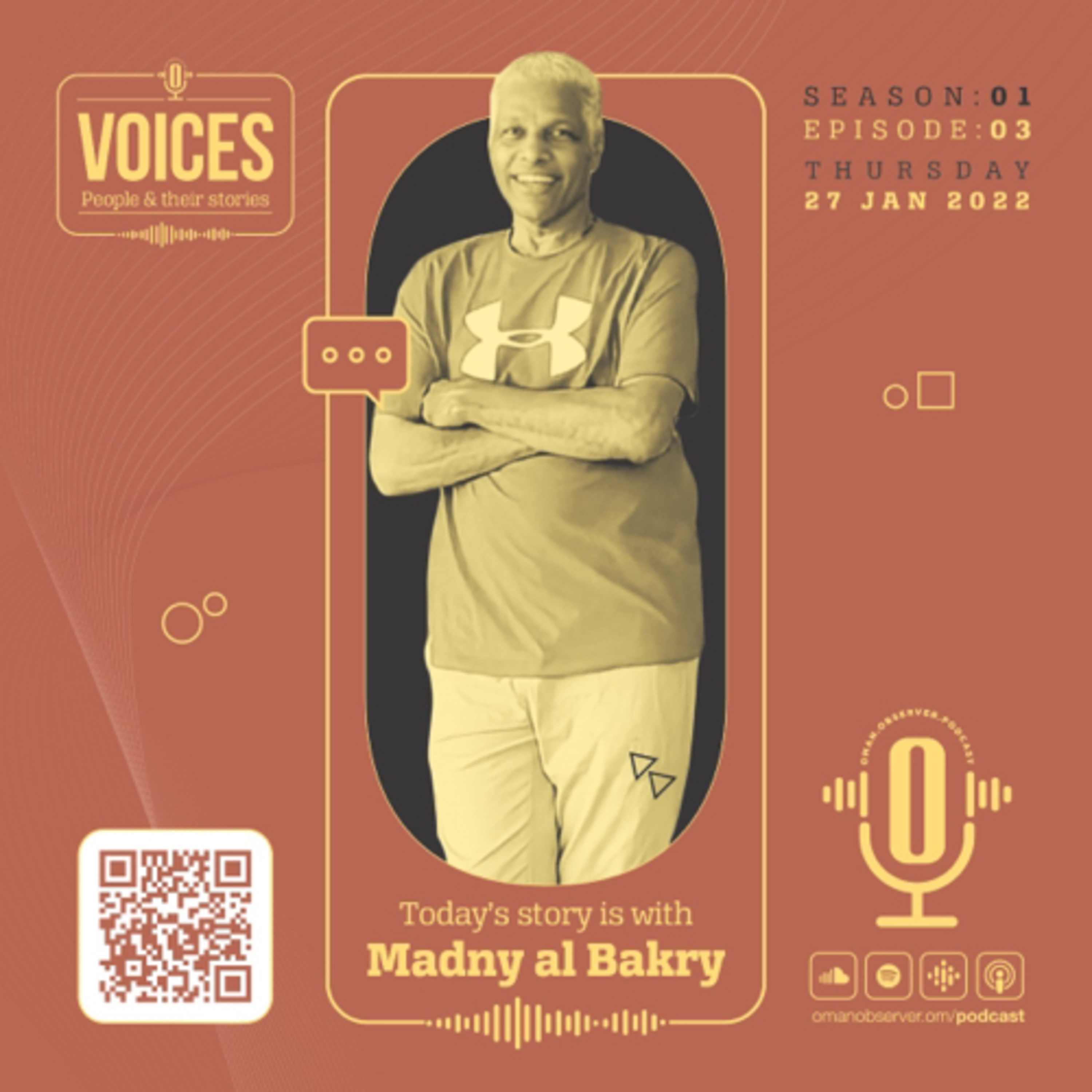Voices- our guest is Madny al Bakry, artist. episode artwork