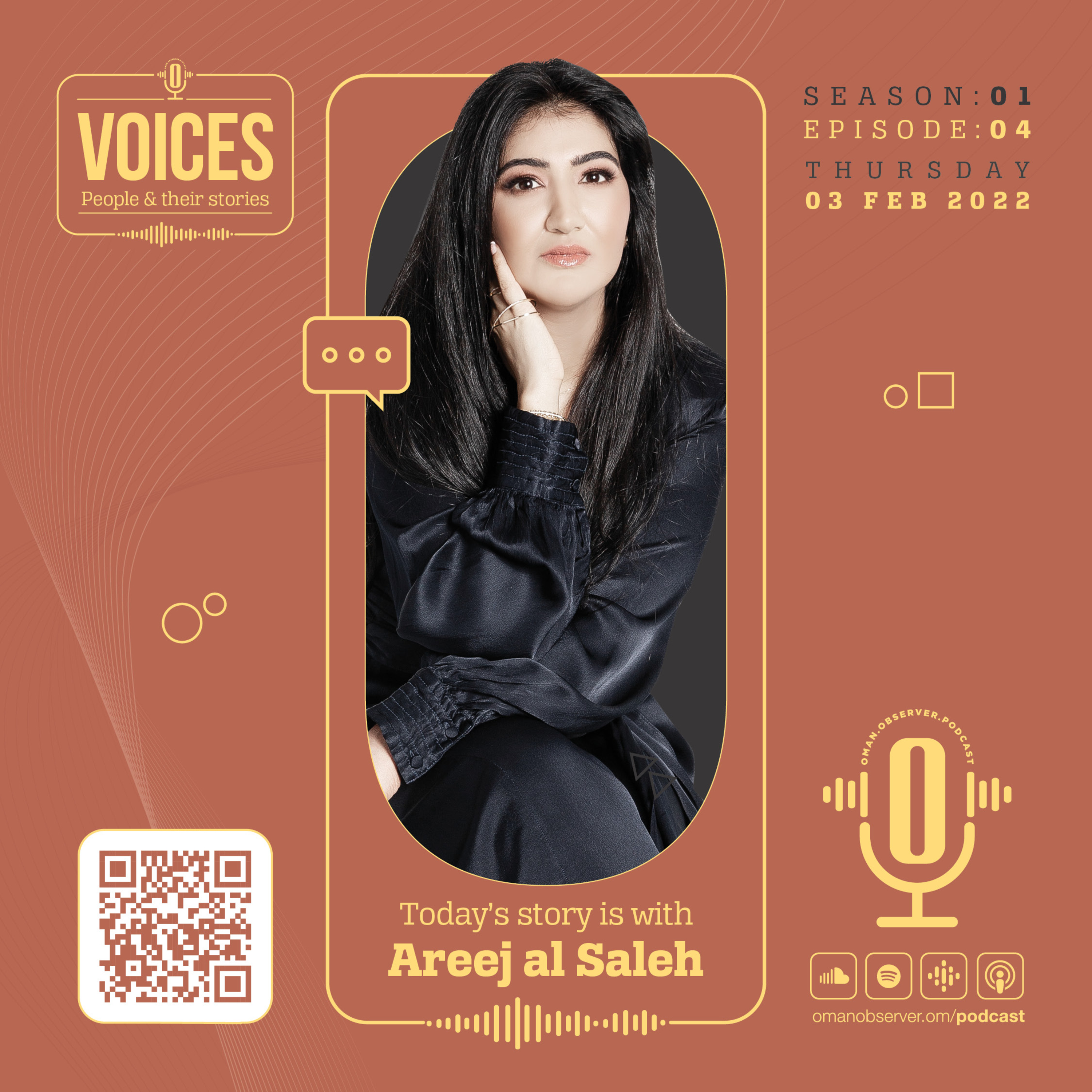 Voices - our guest: Areej al Saleh, jewelry designer and founder of OUSHK
