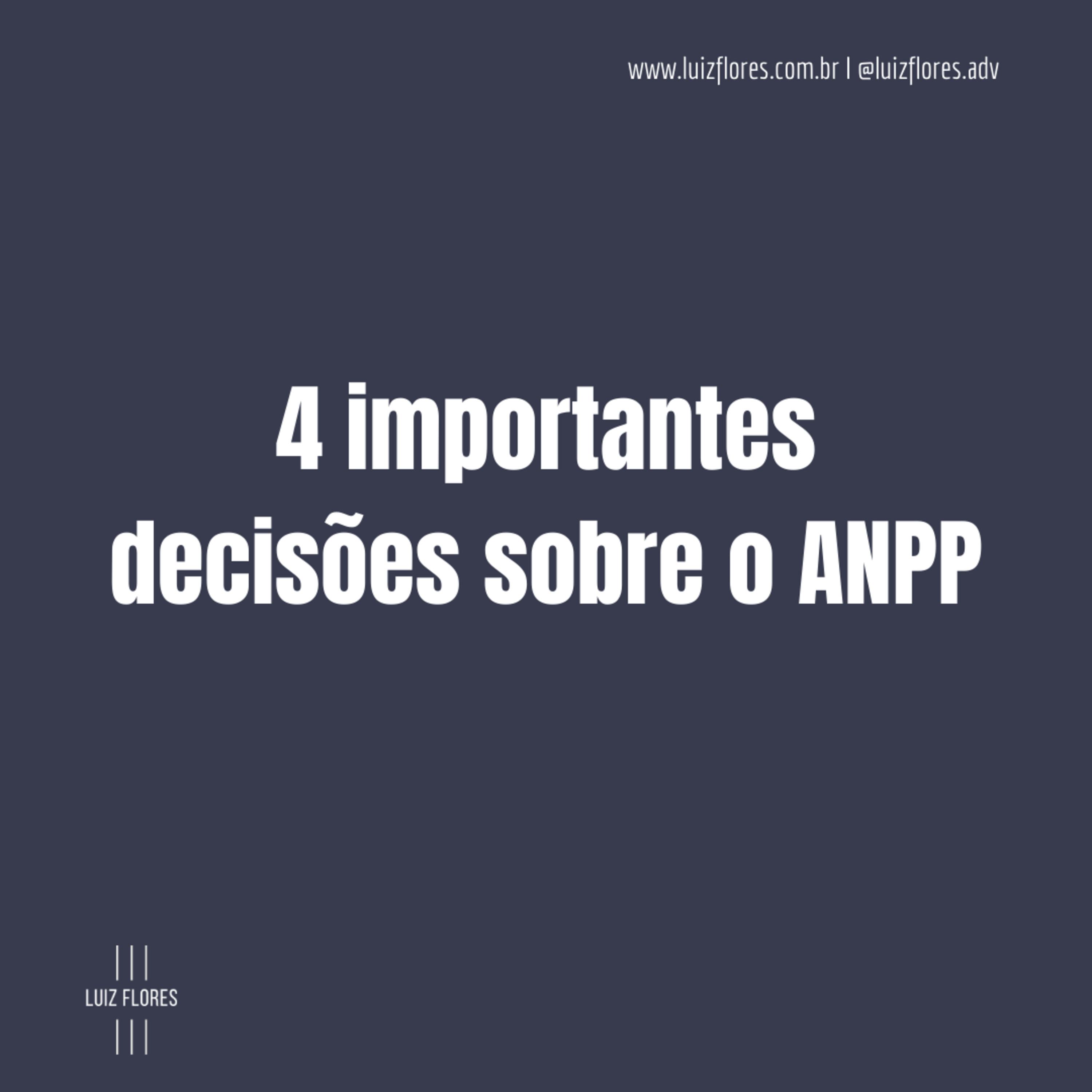 4 importantes decisões sobre o ANPP episode artwork