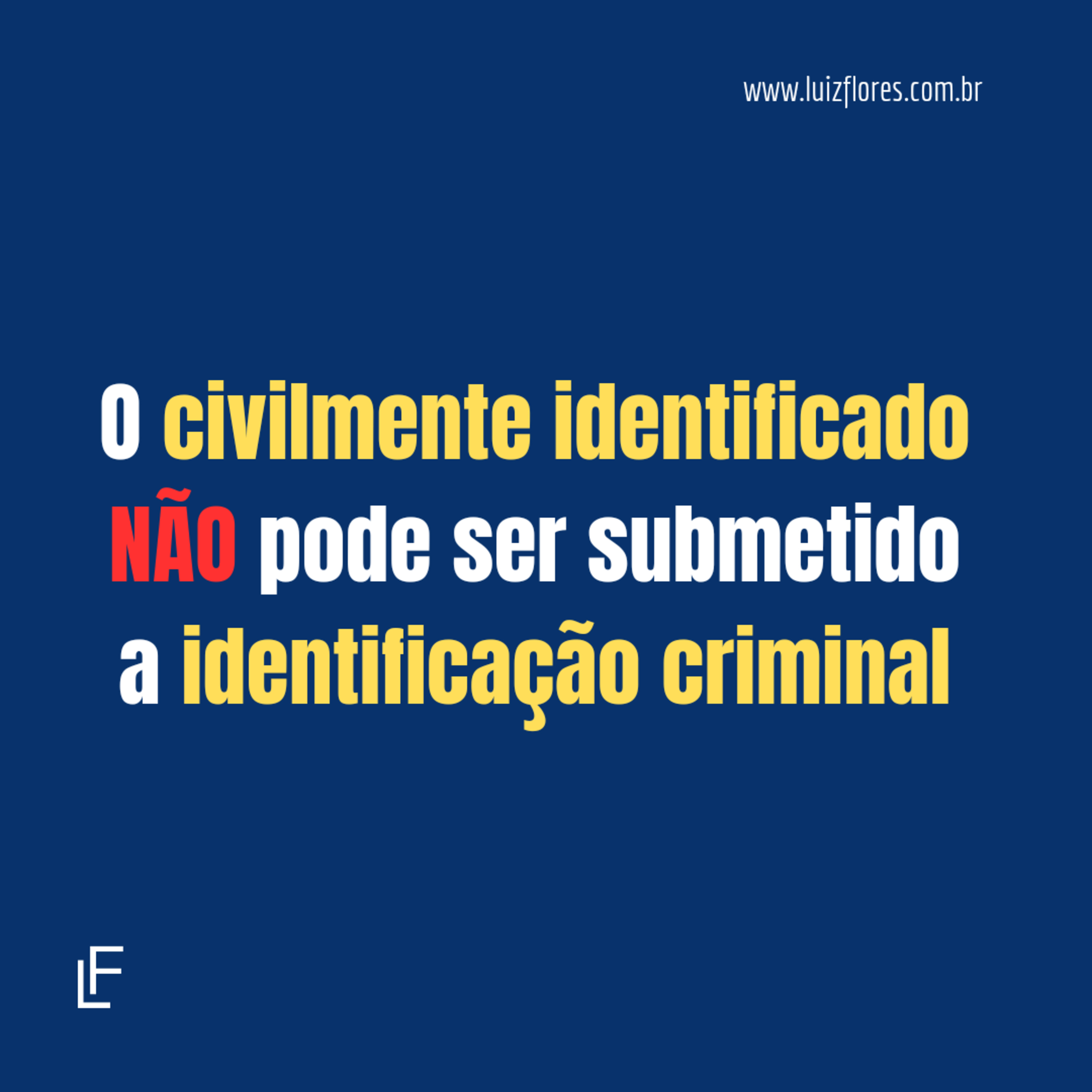 A identificação civil exclui a criminal  episode artwork