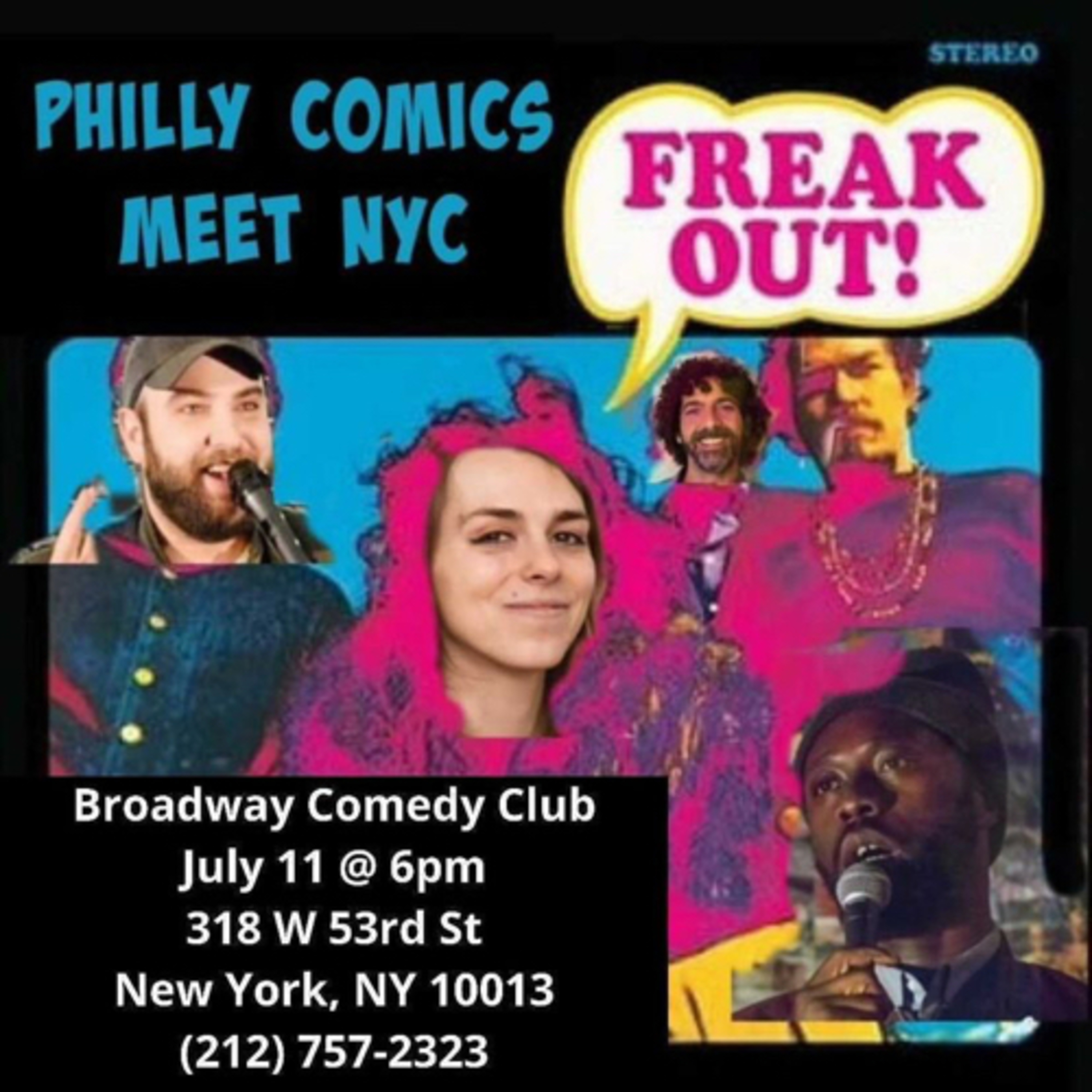 Philly Freak Out! Recorded live at the Broadway Comedy Club.