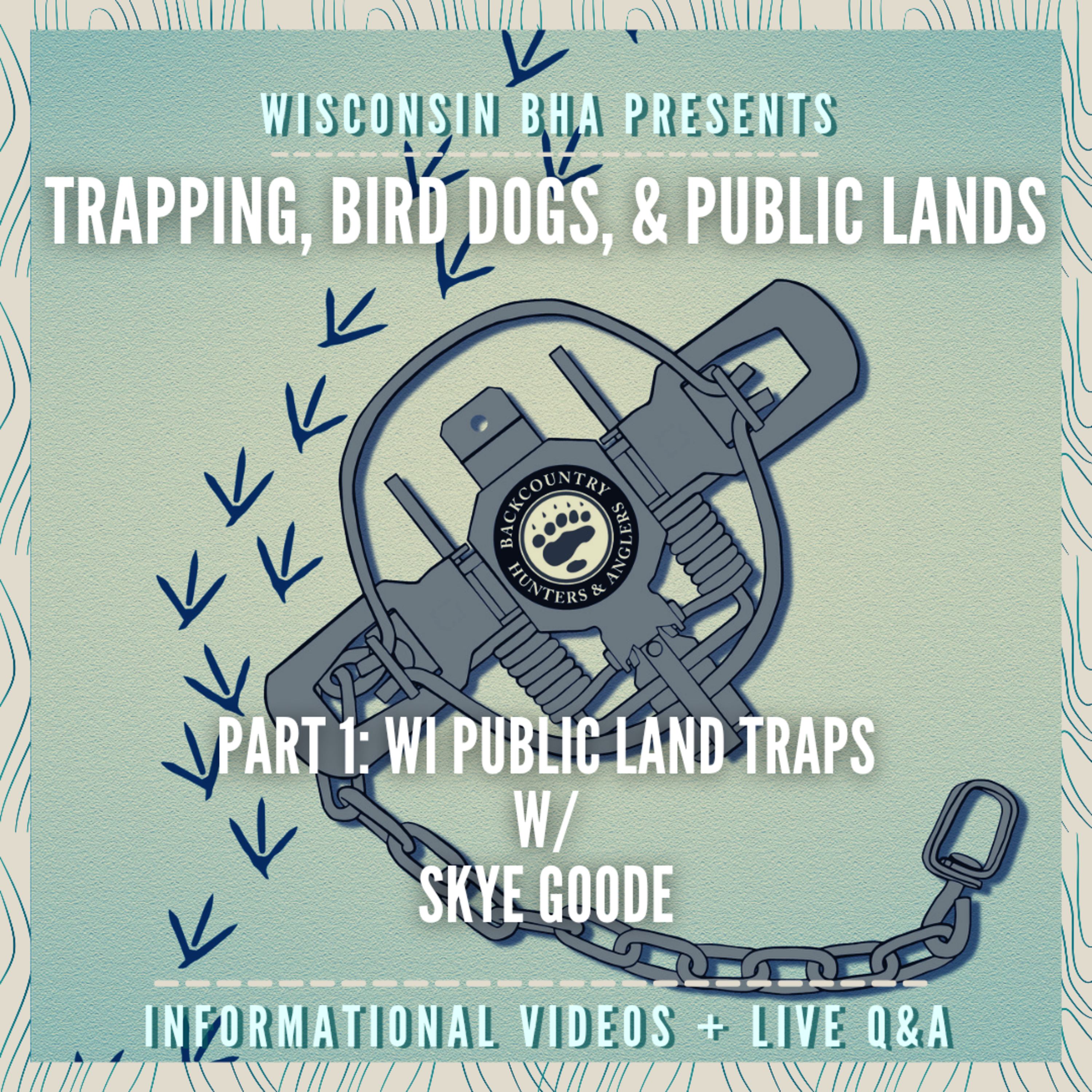 WI BHA REPORT EPISODE 03: Wisconsin Public Land Dry trapping for Gun Dog owners w/ Skye Goode