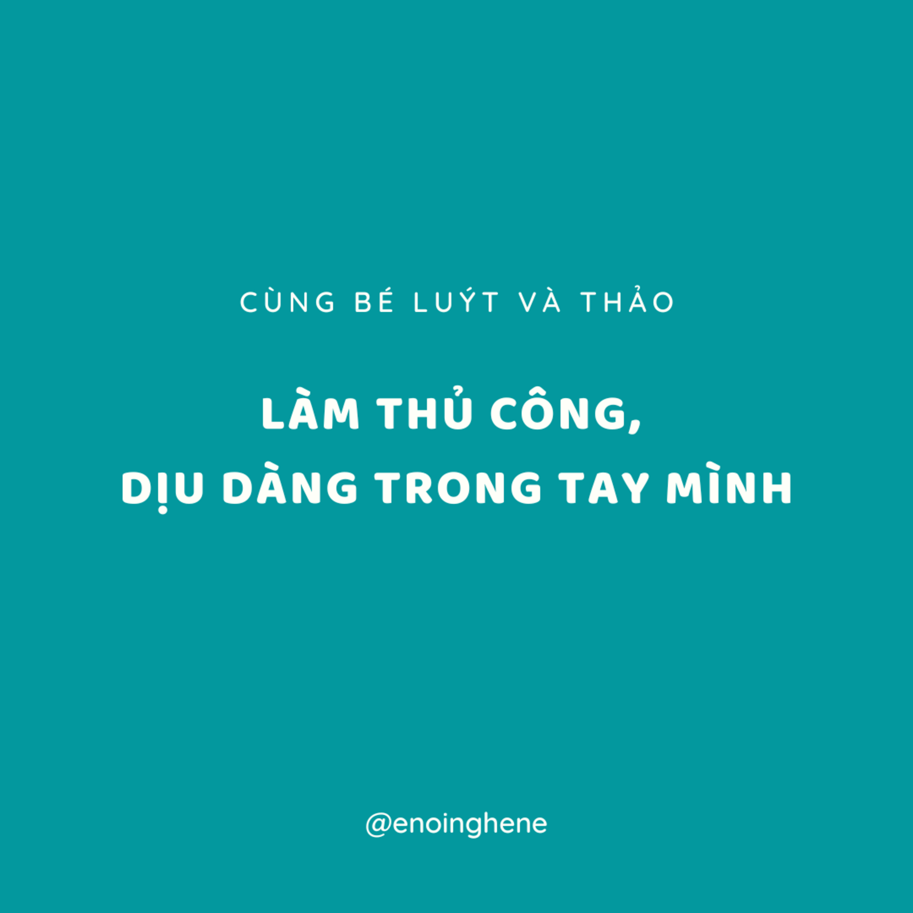 Nói về nghề | Làm thủ công, dịu dàng trong tay mình episode artwork