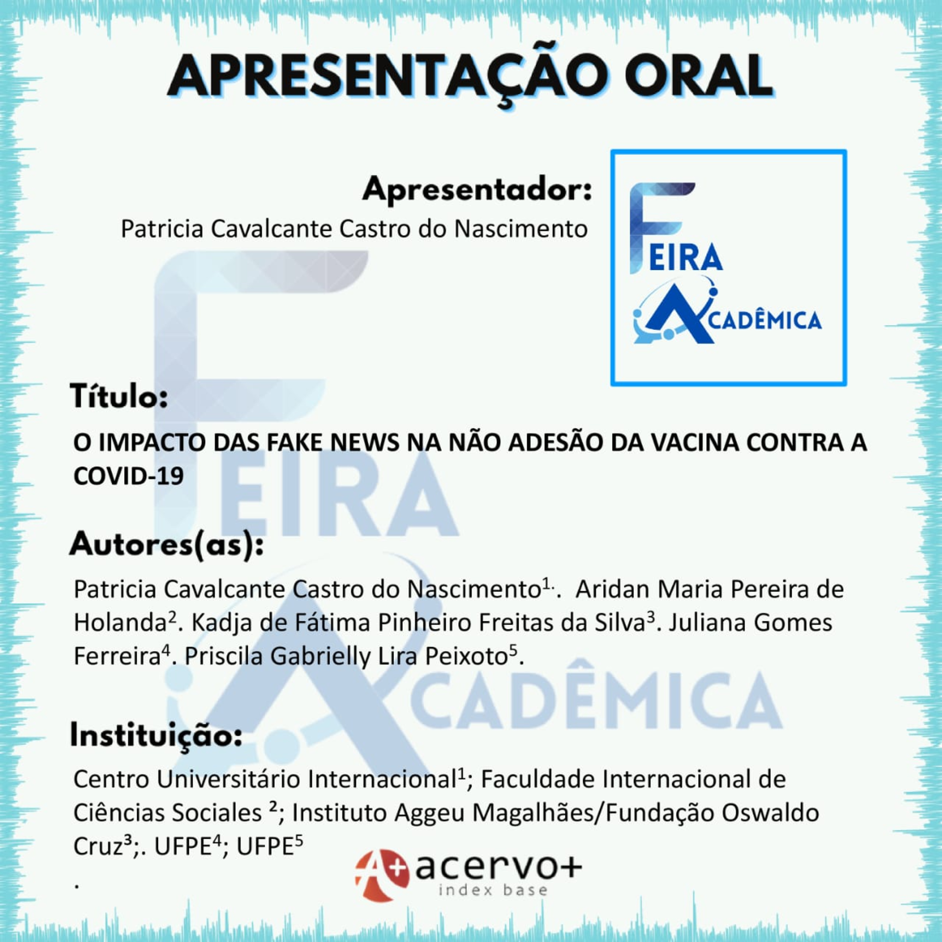 Feira Acadêmica by Acervo+
