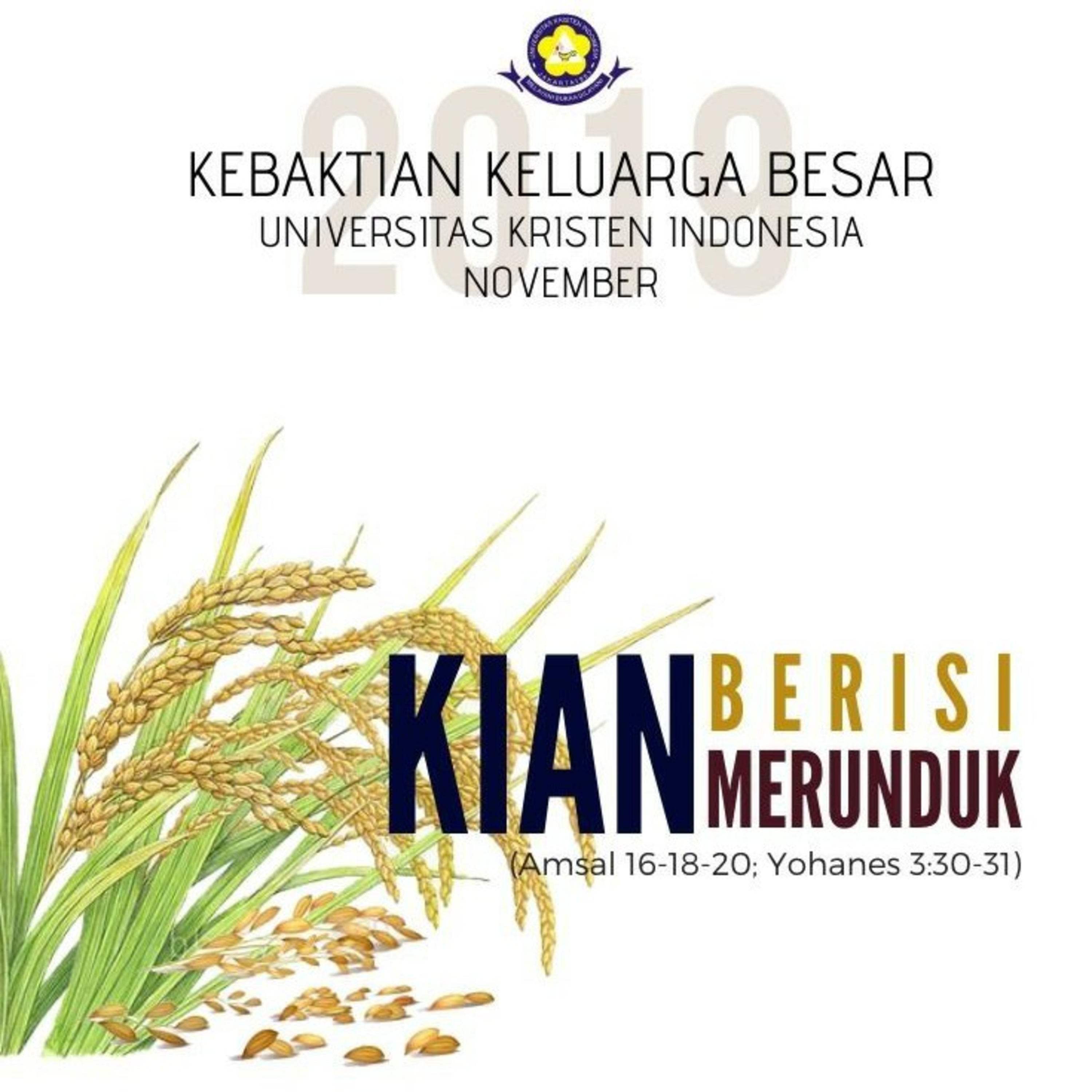 Kian Berisi, Kian Merunduk