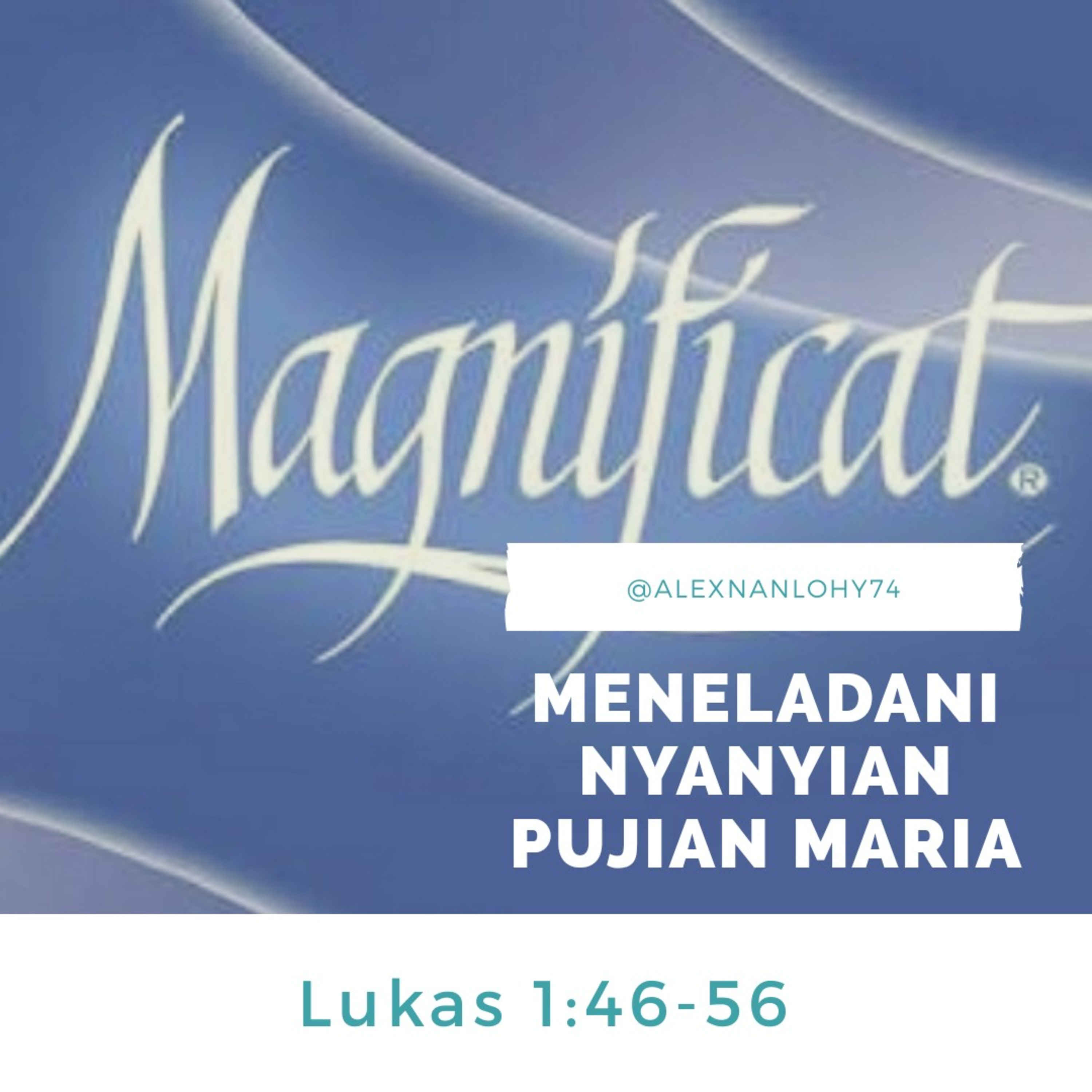 Meneladani Nyanyian Pujian Maria (Renungan Natal)