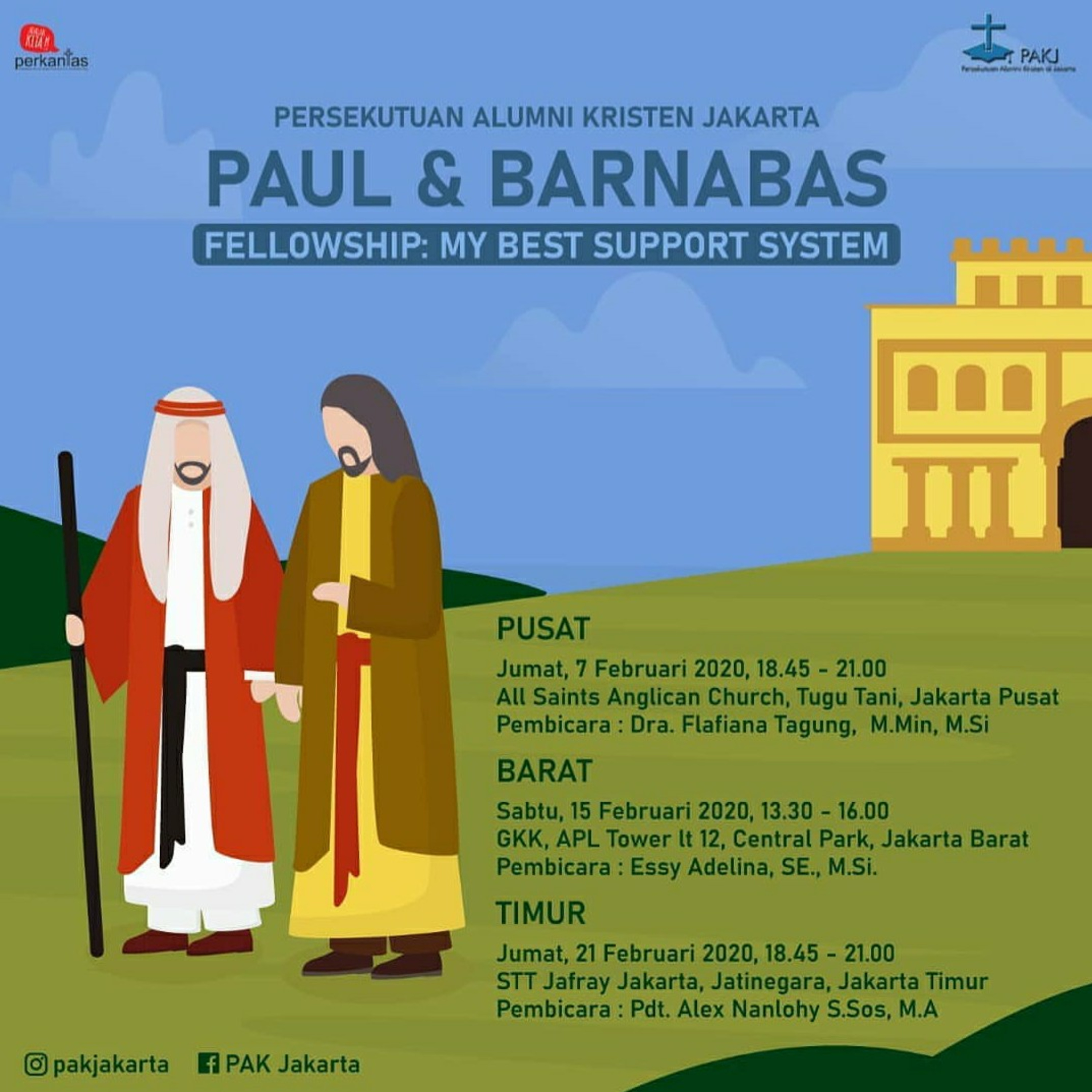 FELLOWSHIP : MY BEST SUPPORT SYSTEM (Paulus dan Barnabas)