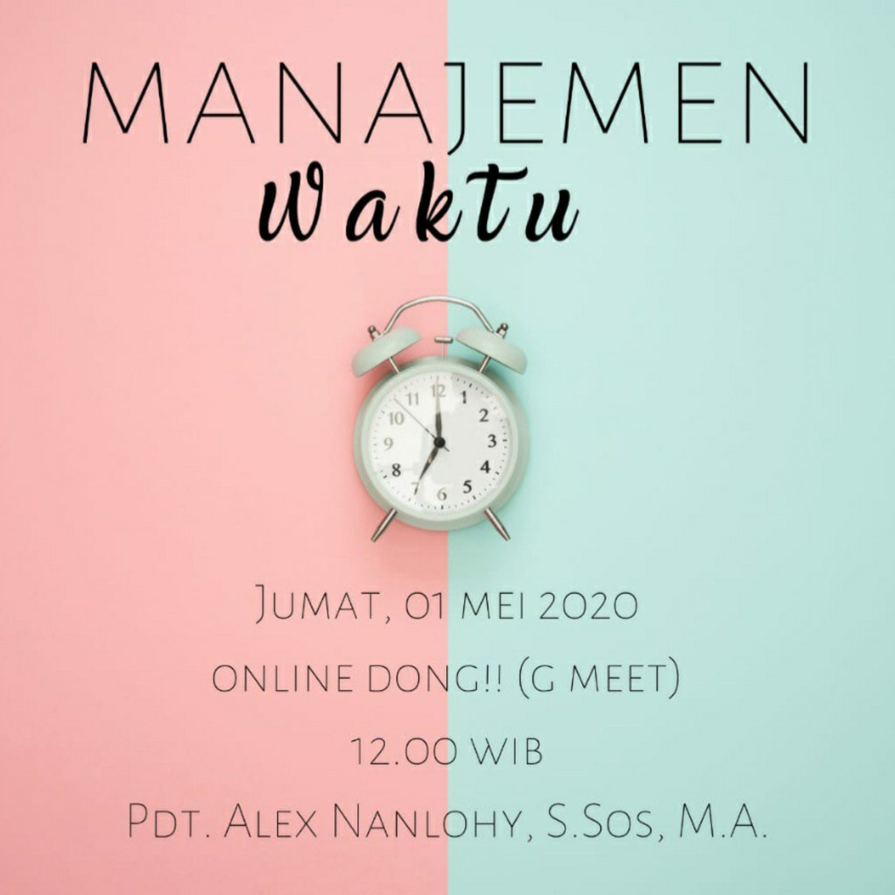 MANAJEMEN WAKTU