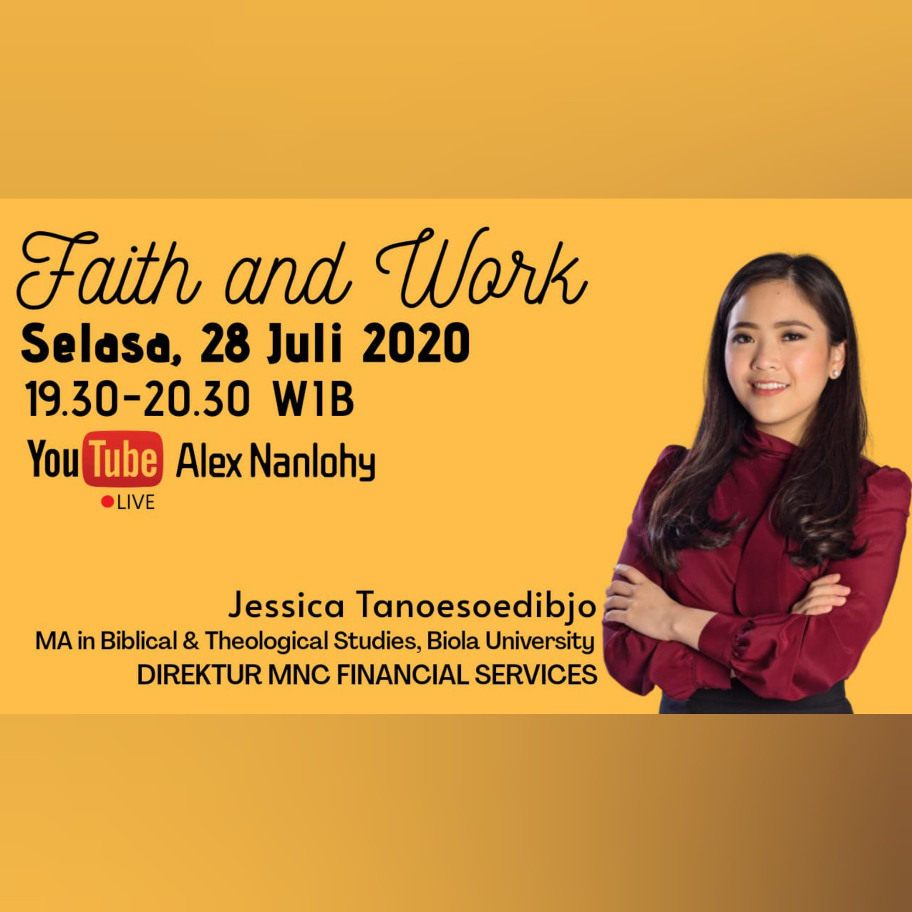 FAITH AND WORK - with Jessica Tanoesoedibjo episode artwork