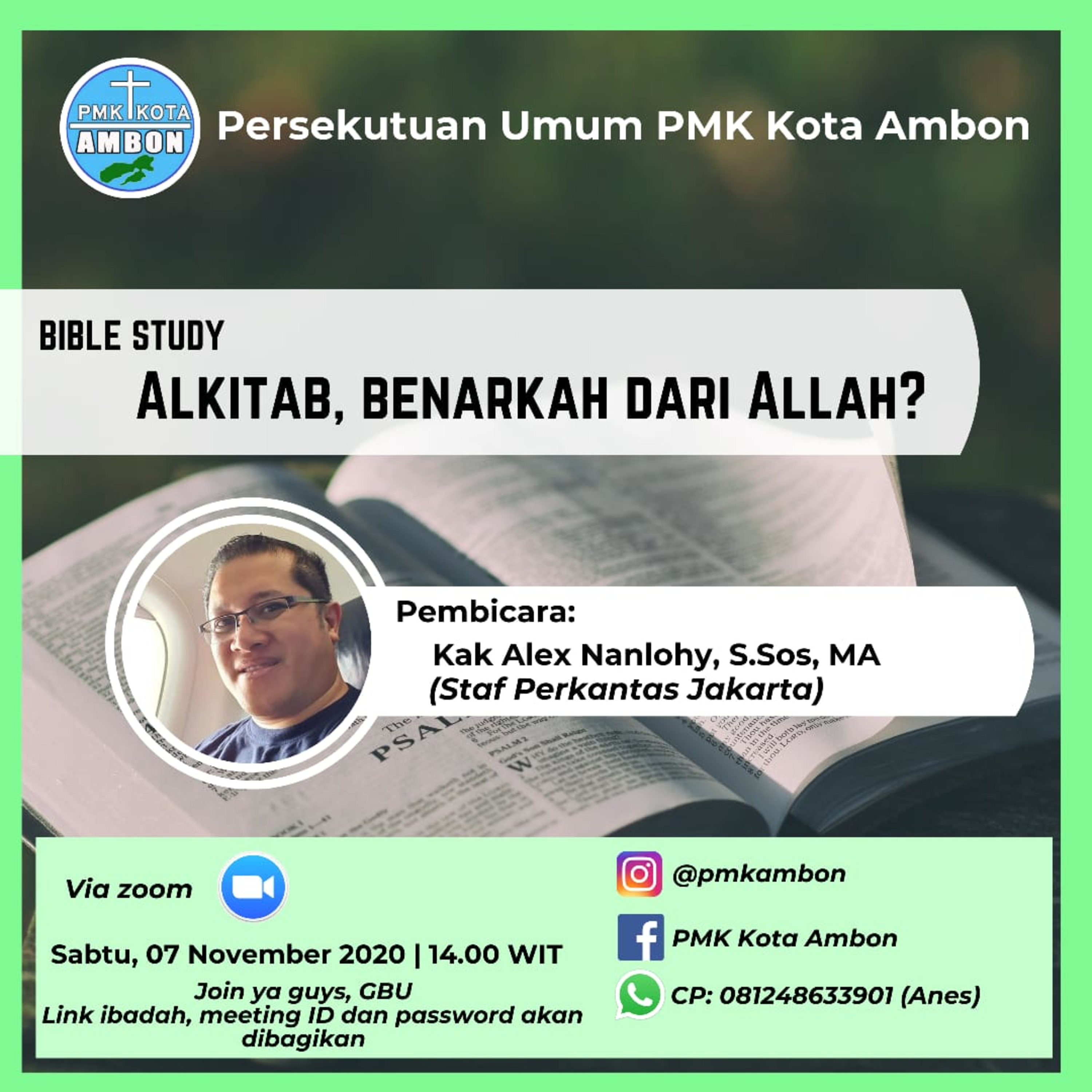 ALKITAB, BENARKAH DARI ALLAH ?