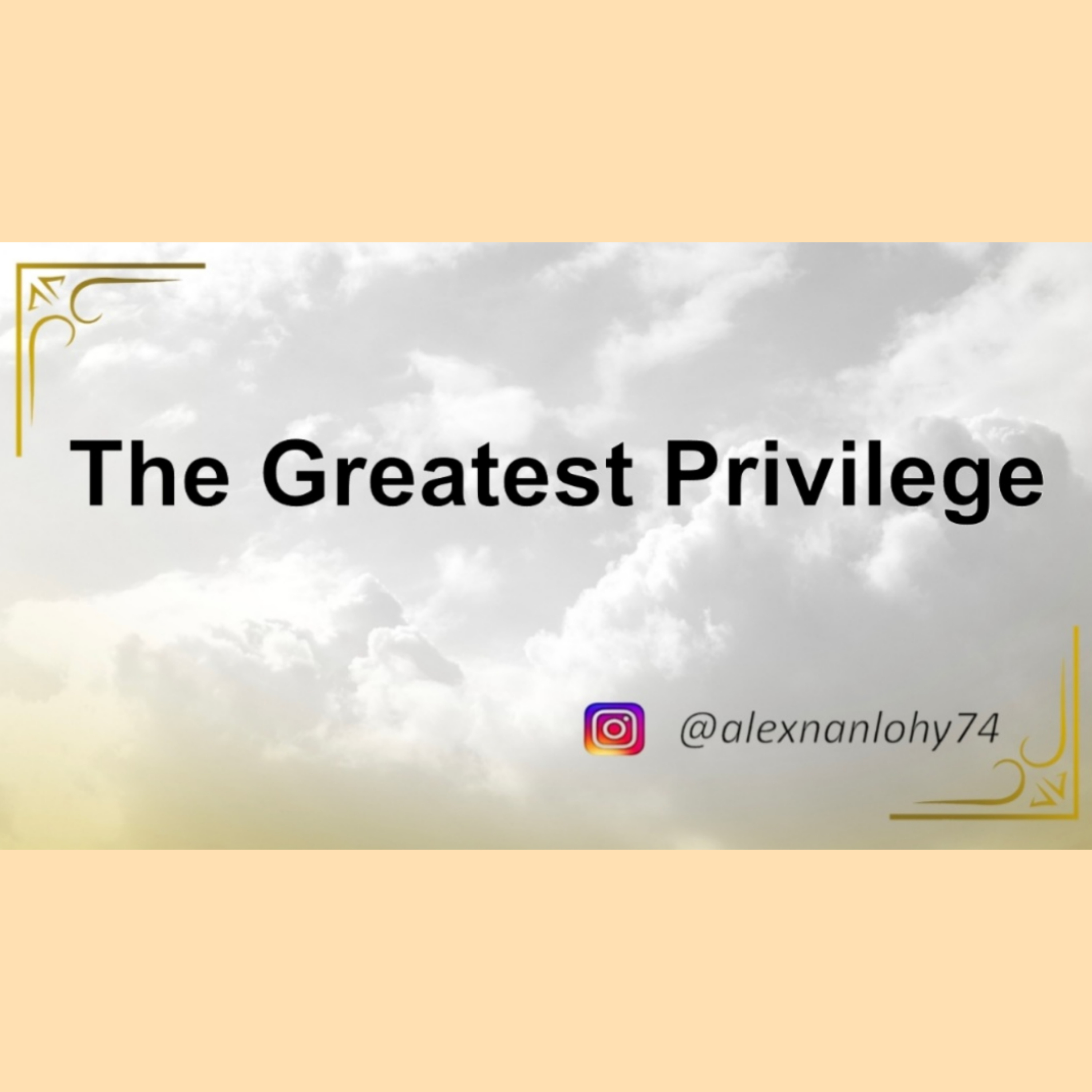 THE GREATEST PRIVILEGE - STATUS sebagai ANAK-ANAK ALLAH episode artwork