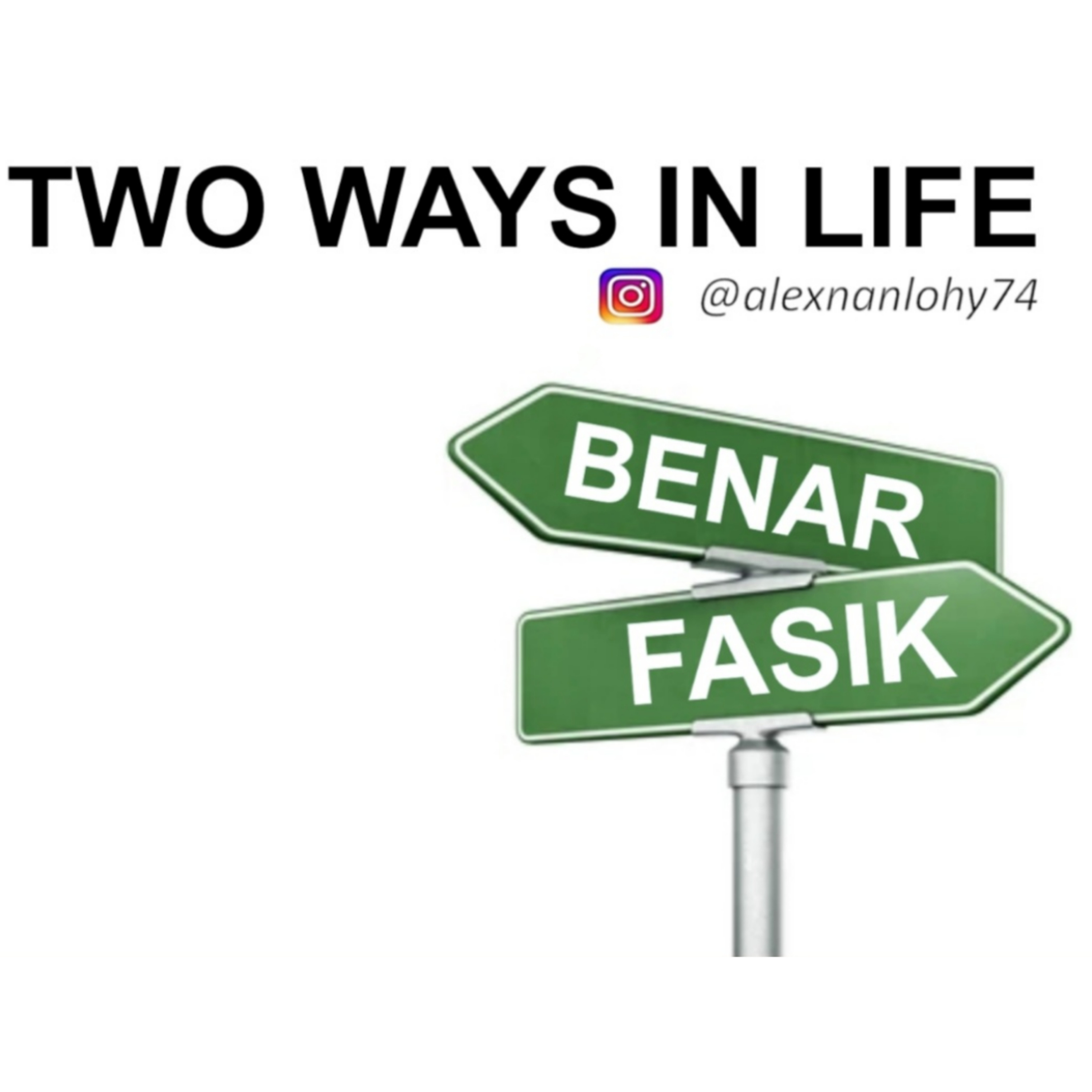 TWO WAYS IN LIFE - MAZMUR 1:1-6