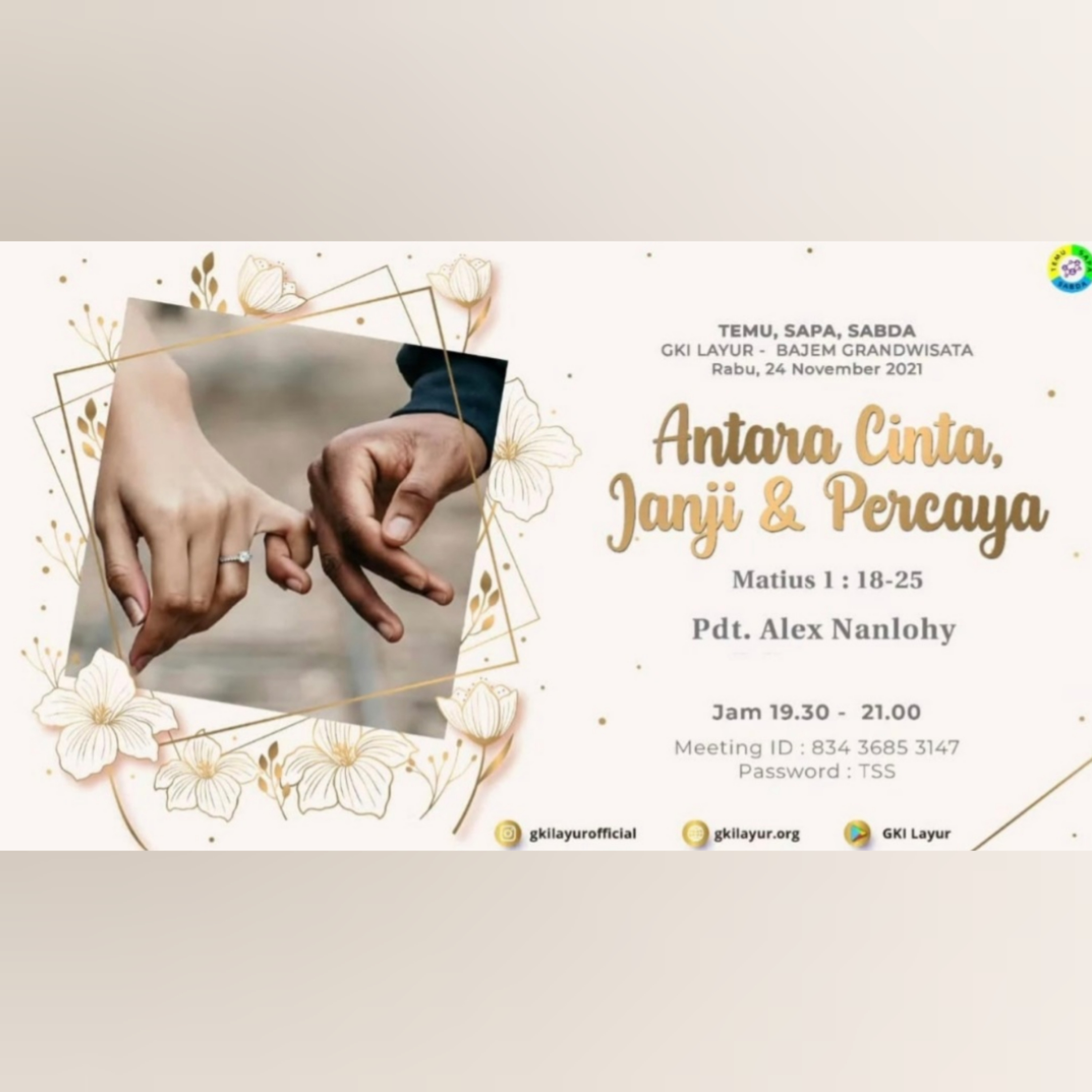 ANTARA CINTA, JANJI DAN PERCAYA - MATIUS 1:18-25 episode artwork