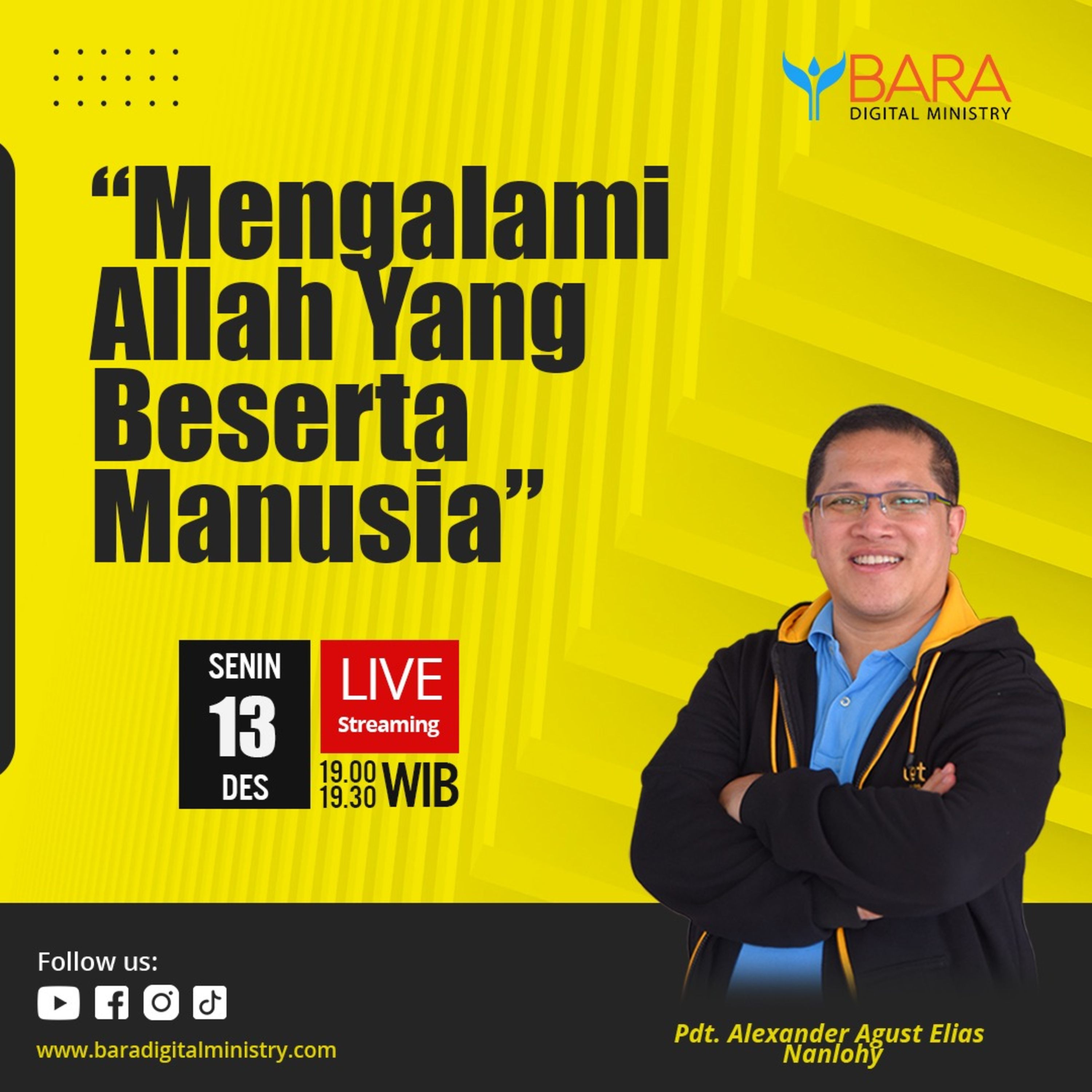 MENGALAMI ALLAH YANG BESERTA MANUSIA