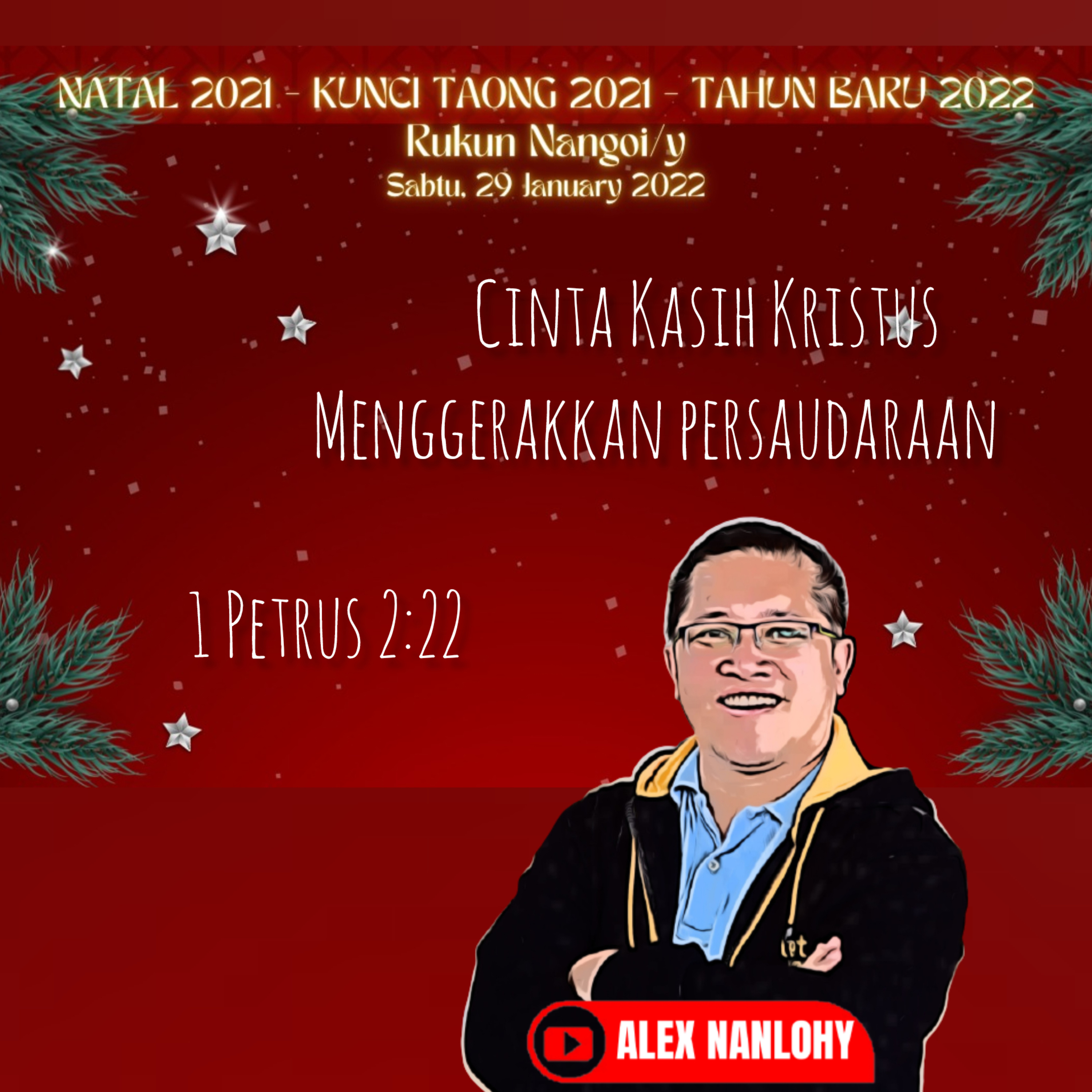 CINTA KASIH KRISTUS MENGGERAKKAN PERSAUDARAAN - 1 PETRUS 1:22