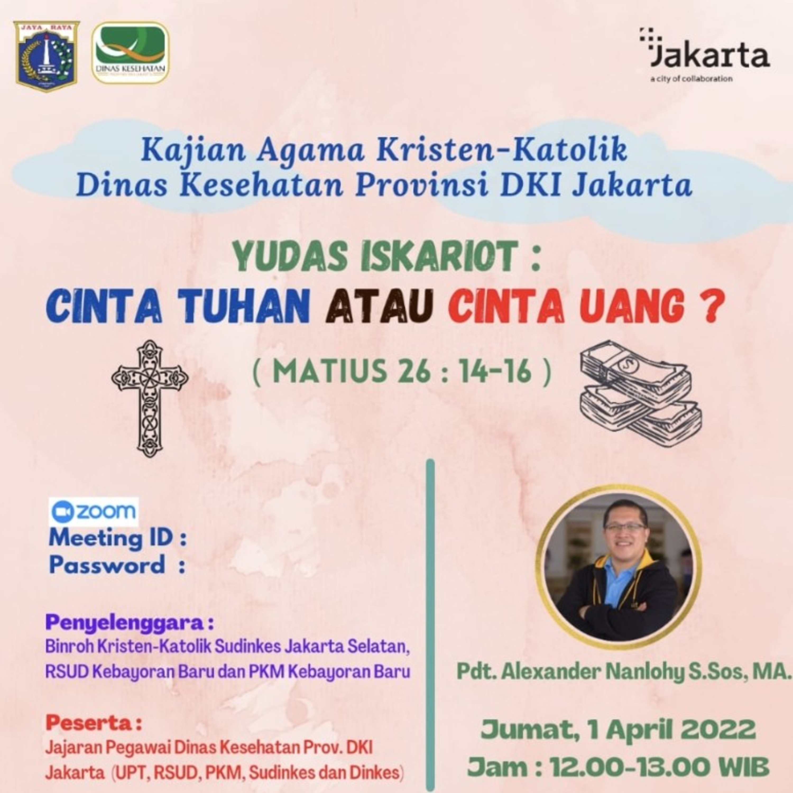 YUDAS ISKARIOT : CINTA UANG ATAU CINTA TUHAN ?