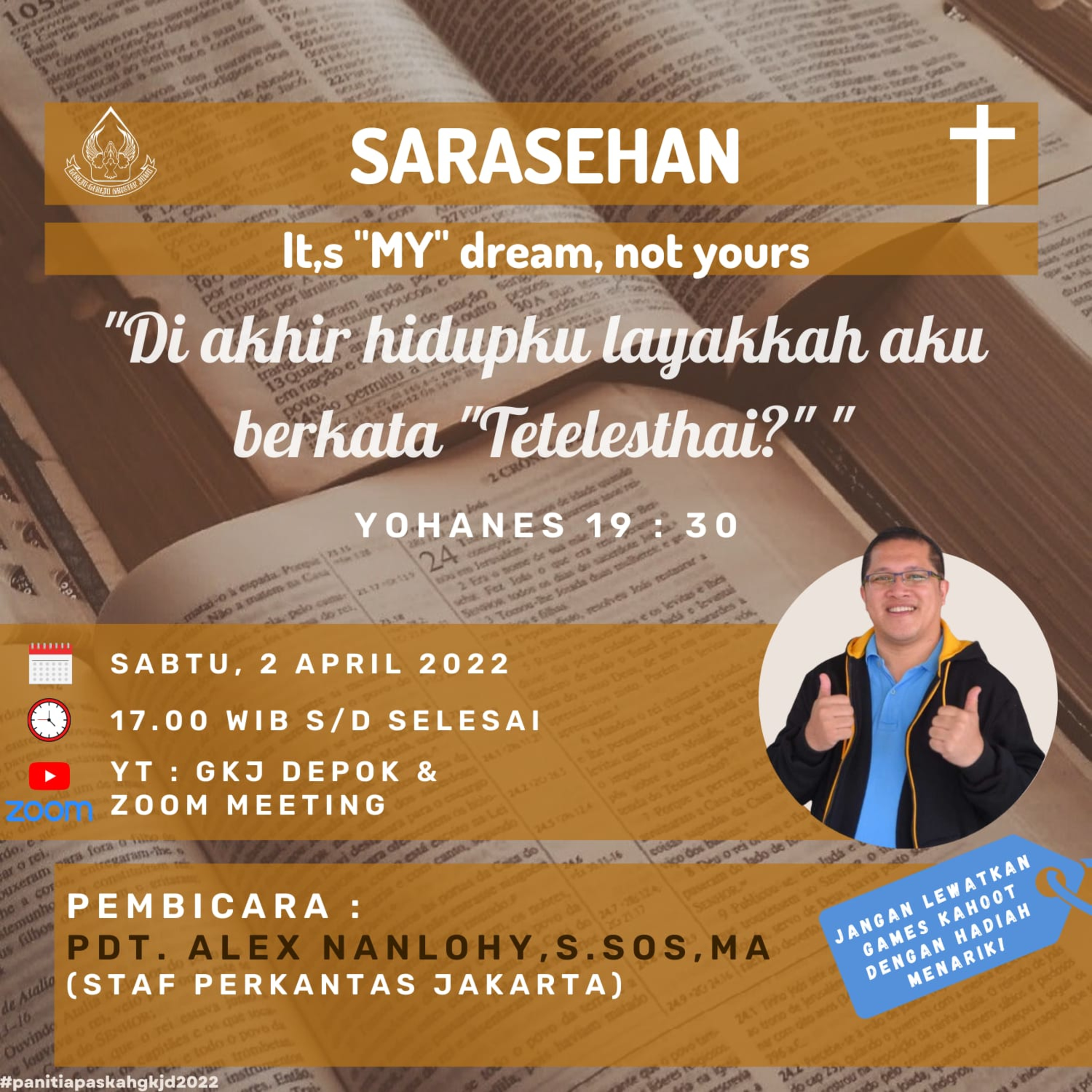 TETELESTAI - Yohanes 19:30