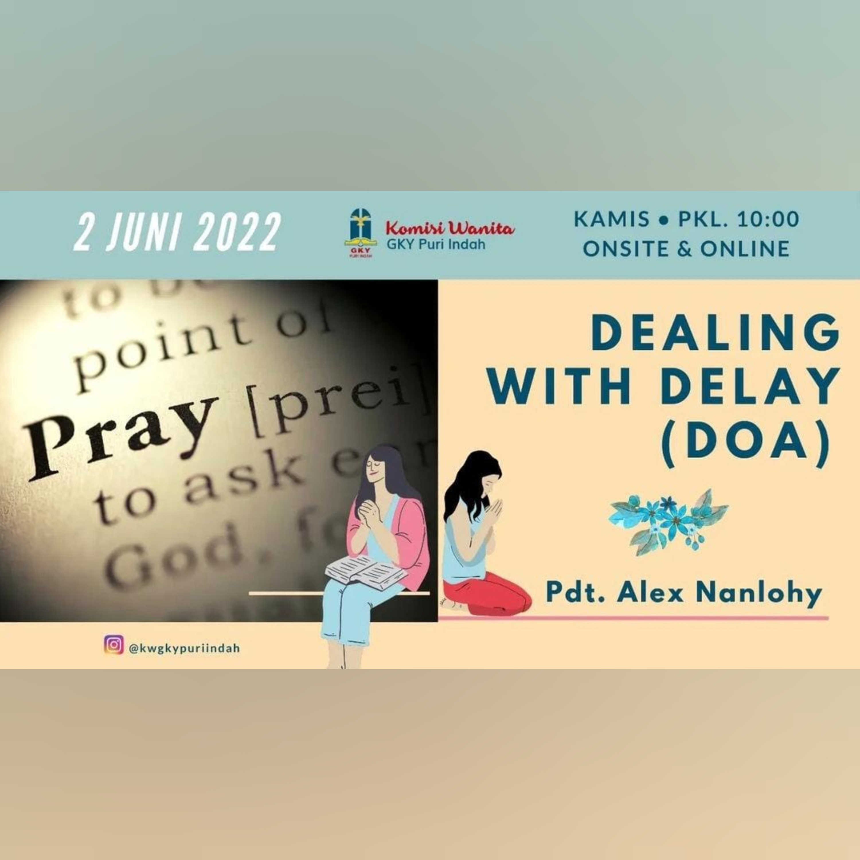 DEALING WITH DELAY (DOA) - MARKUS 1:40-45