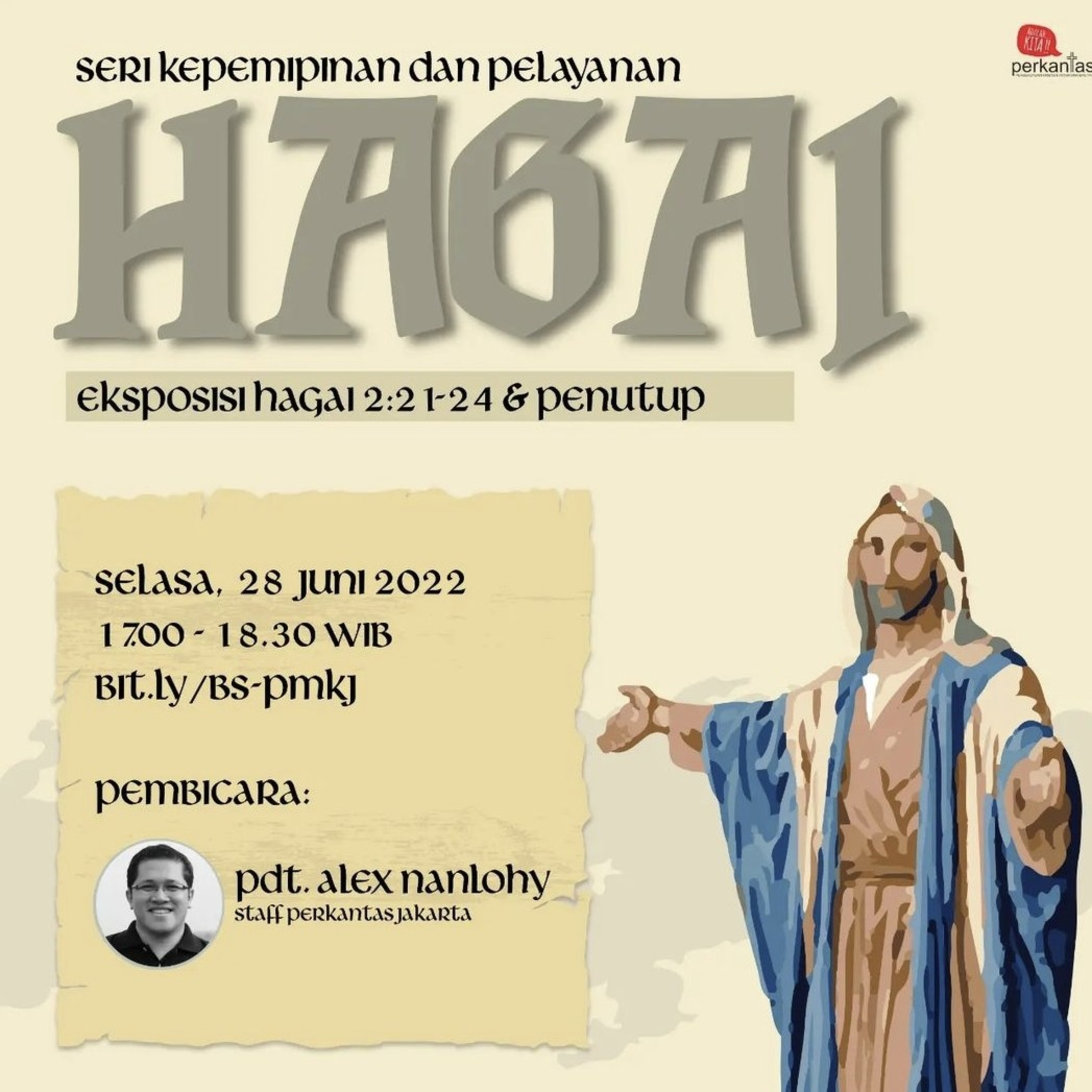 KEPEMIMPINAN DAN PELAYANAN (EKSPOSISI HAGAI 2:21-24) episode artwork