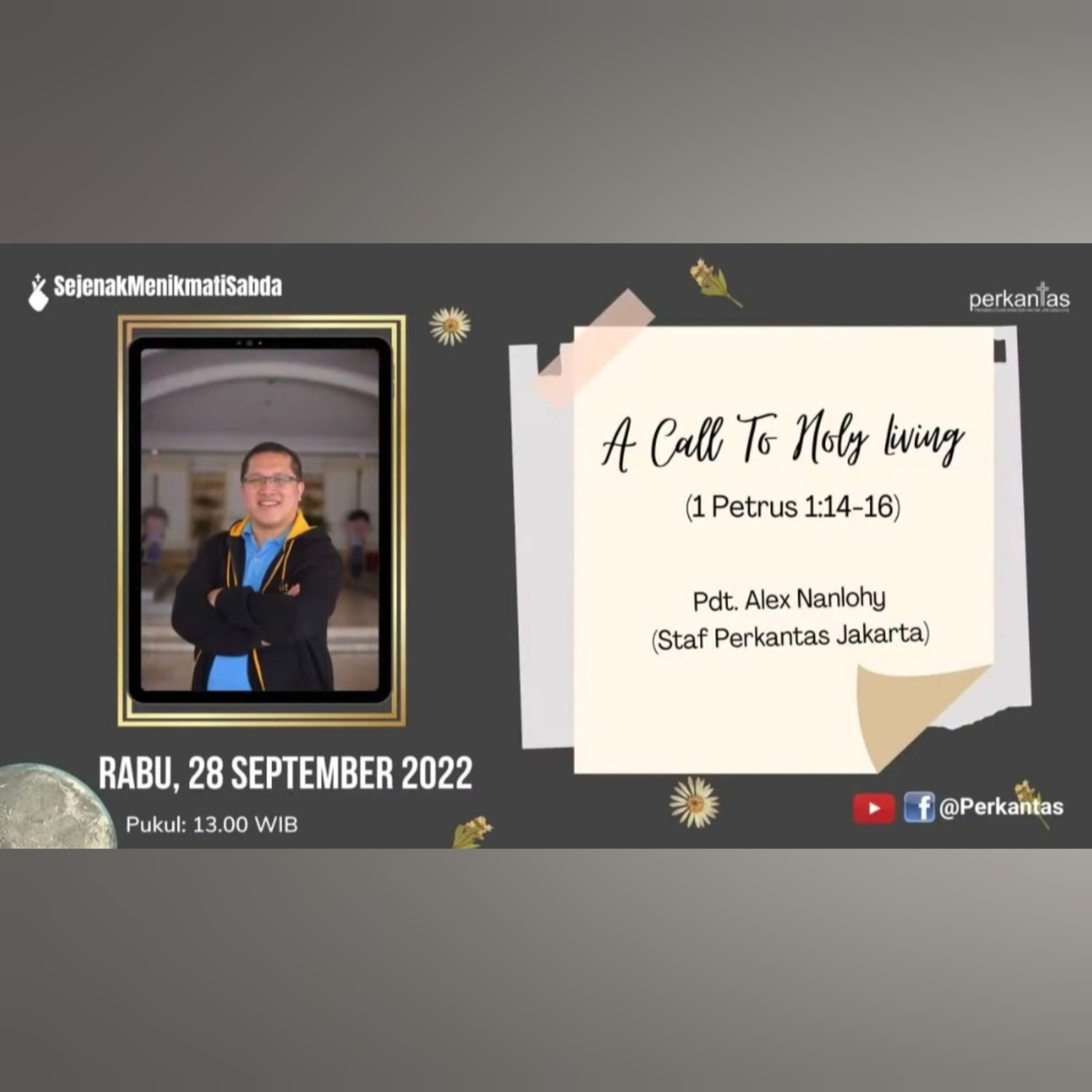  A CALL TO HOLY LIVING - 1 PETRUS 1:14-16