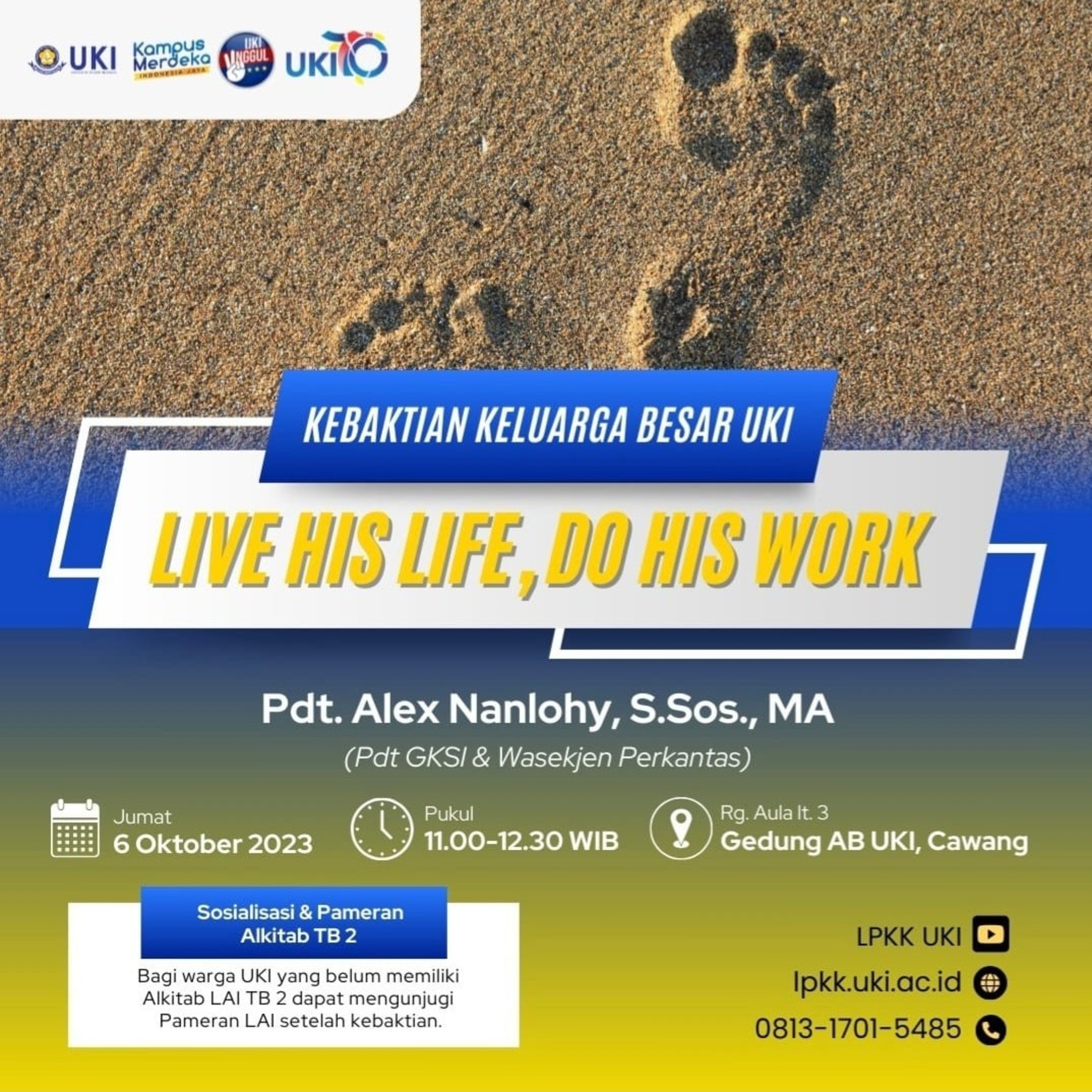LIVE HIS LIFE, DO HIS WORK - EFESUS 5:1-20