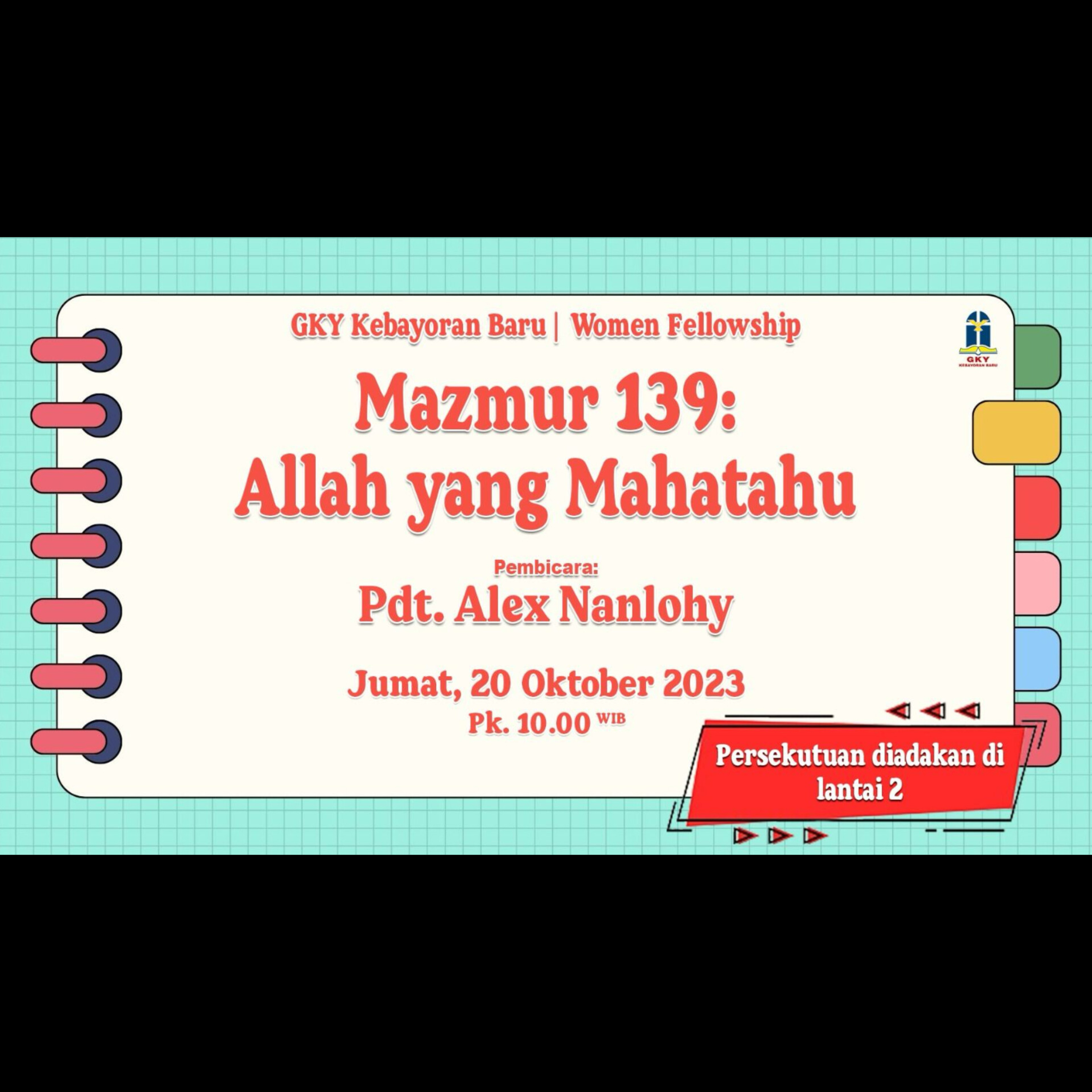 ALLAH YANG MAHA TAHU - MAZMUR 139