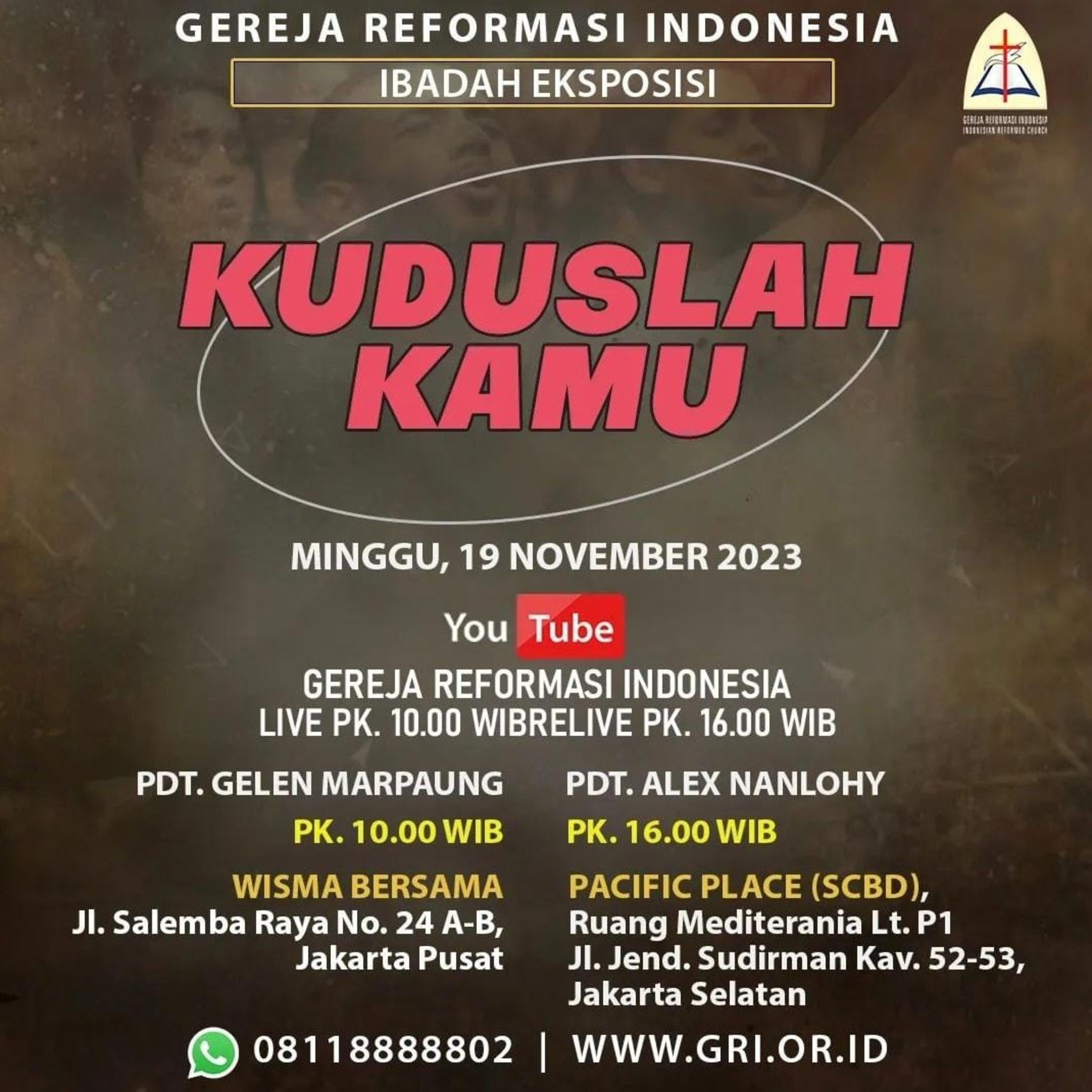 KUDUSLAH KAMU - 1 PETRUS 1:13-16