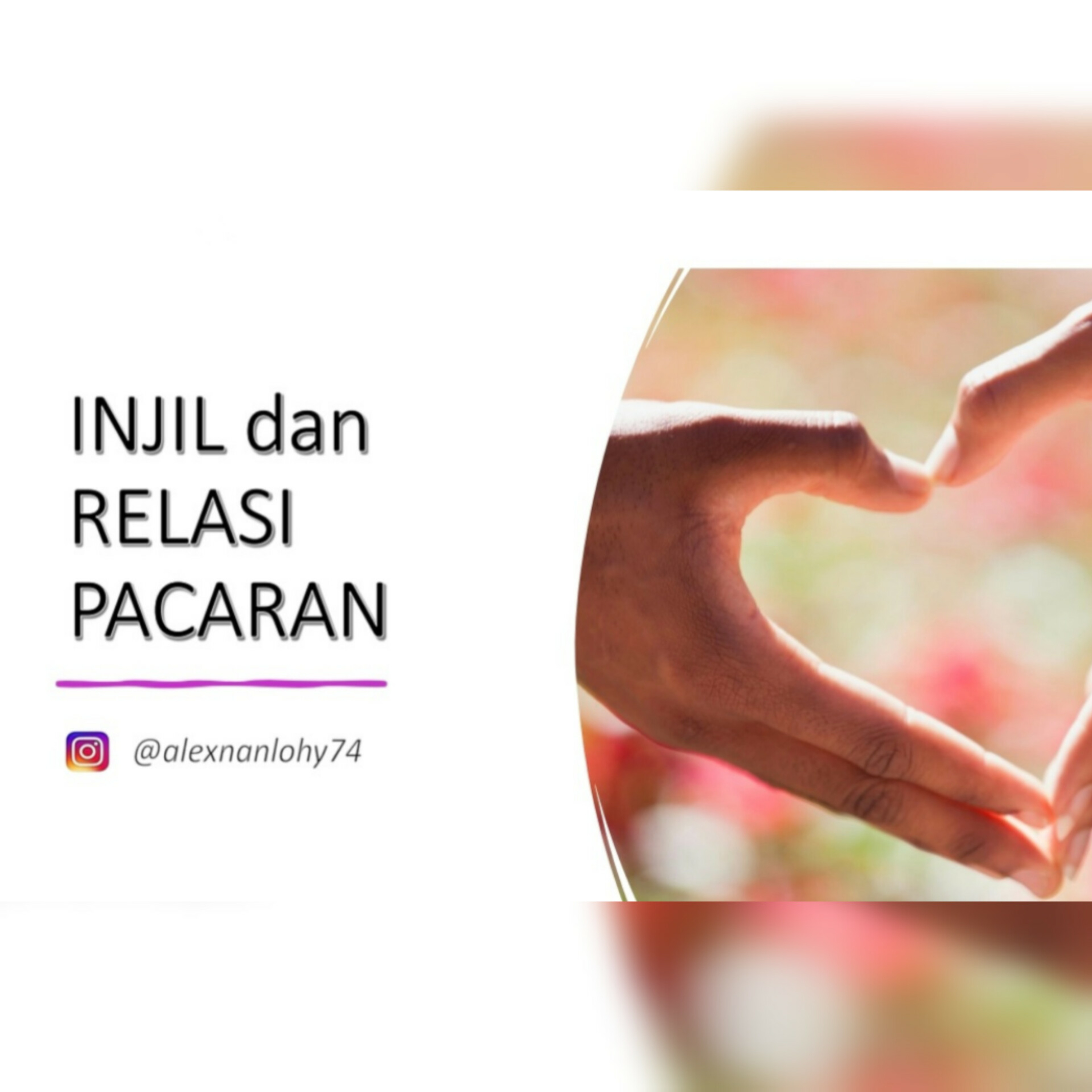 INJIL DAN RELASI PACARAN