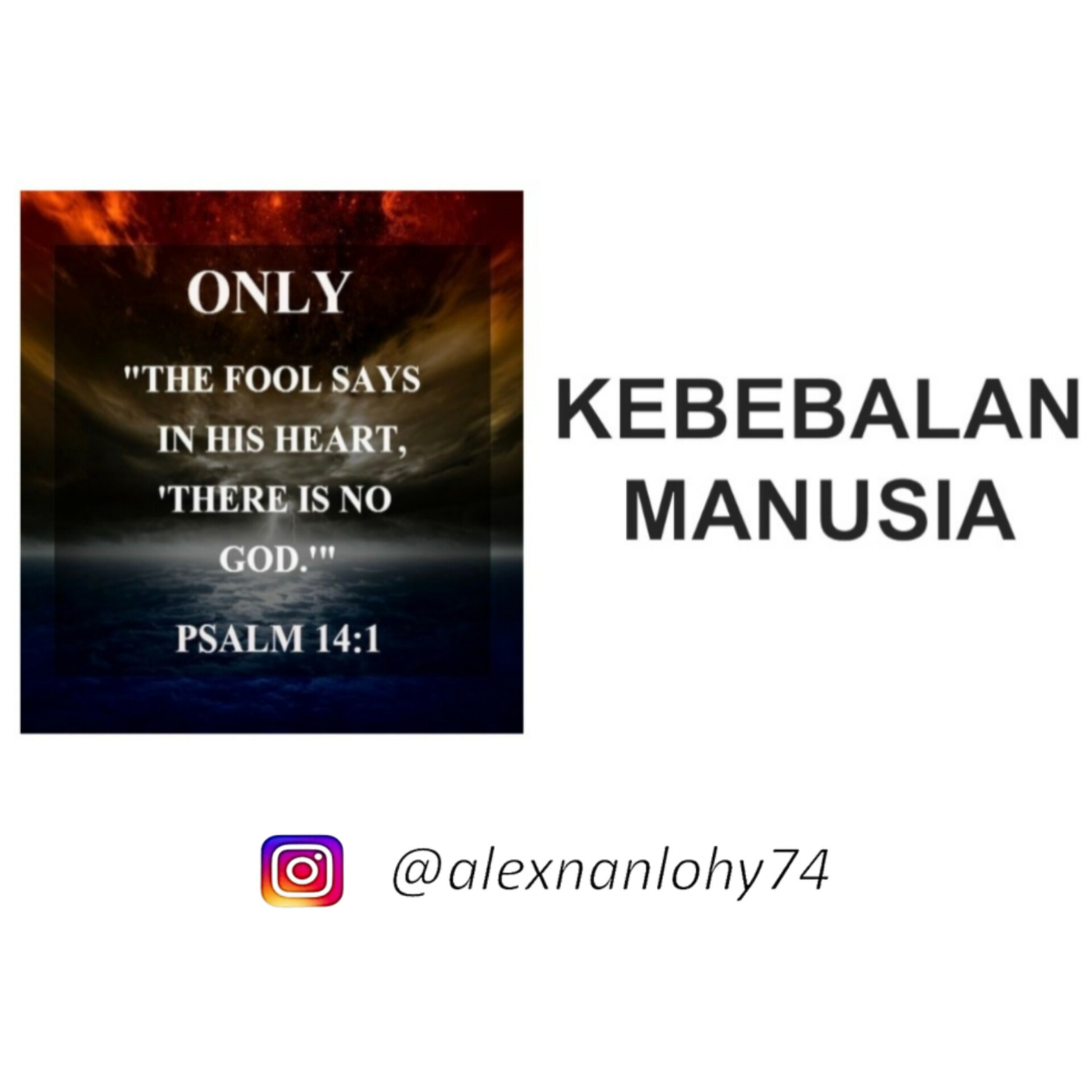 KEBEBALAN MANUSIA - MAZMUR 14